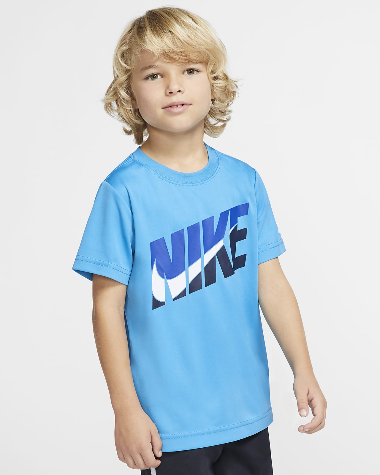 Playera nike dri fit azul hotsell