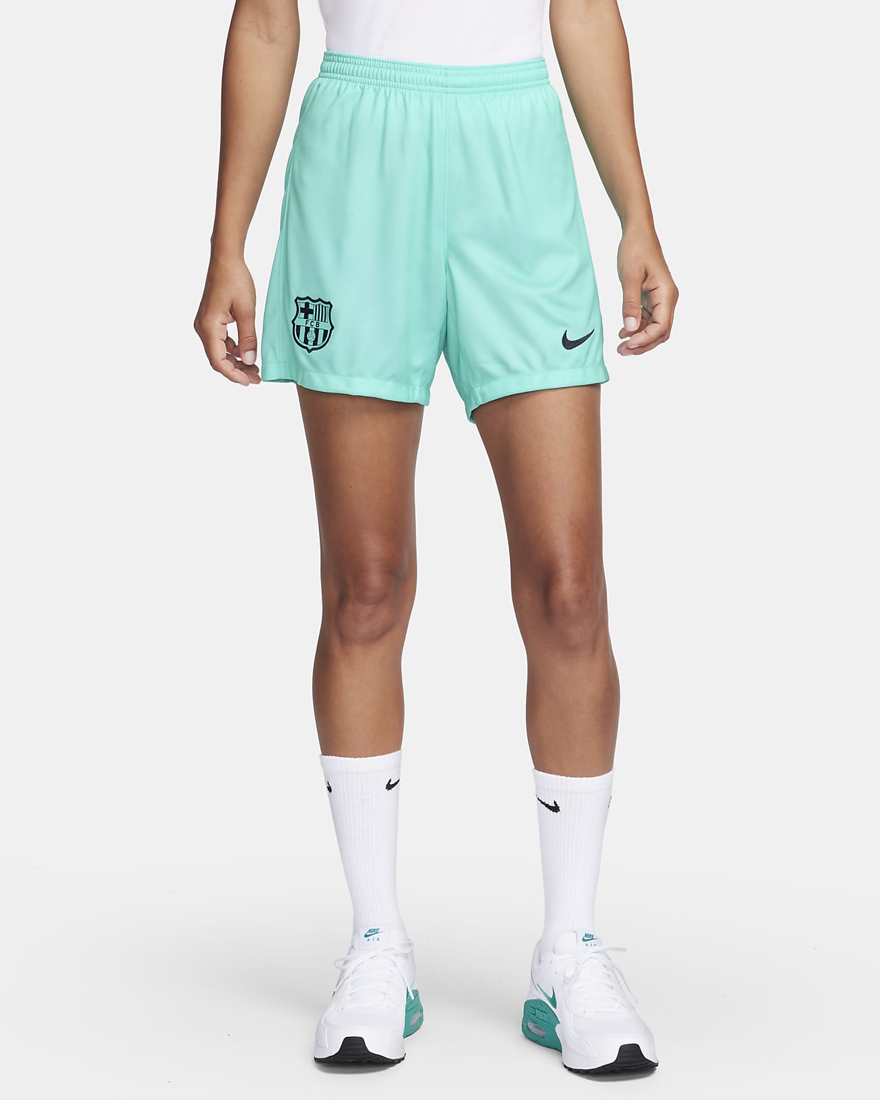 Γυναικείο ποδοσφαιρικό σορτς Nike Dri-FIT εναλλακτικής εμφάνισης Μπαρτσελόνα 2023/24 Stadium