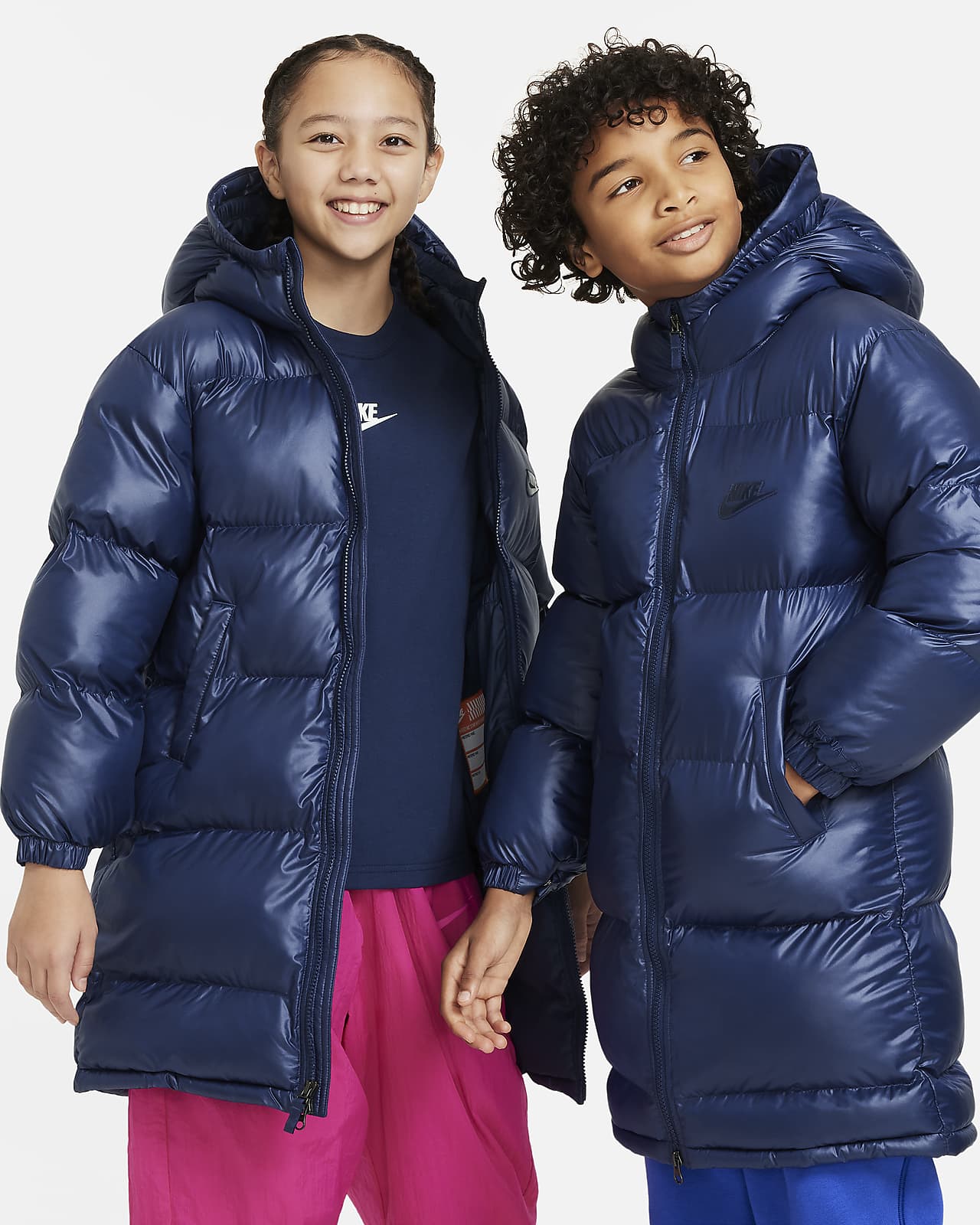 Nike Sportswear Heavyweight Synthetic Fill EasyOn Older Kids' Therma-FIT  Repel Loose Hooded Parka
