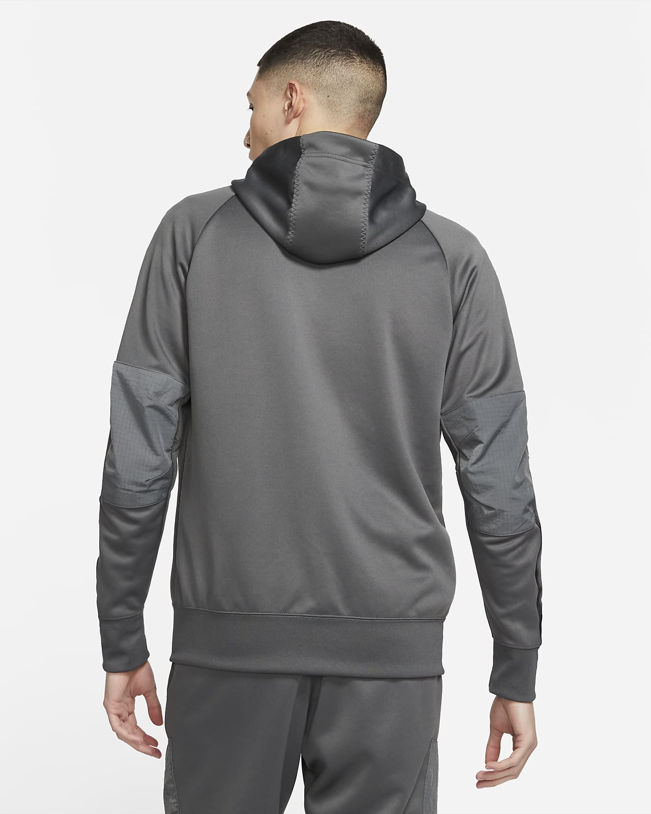 nike air max full zip hoodie grey