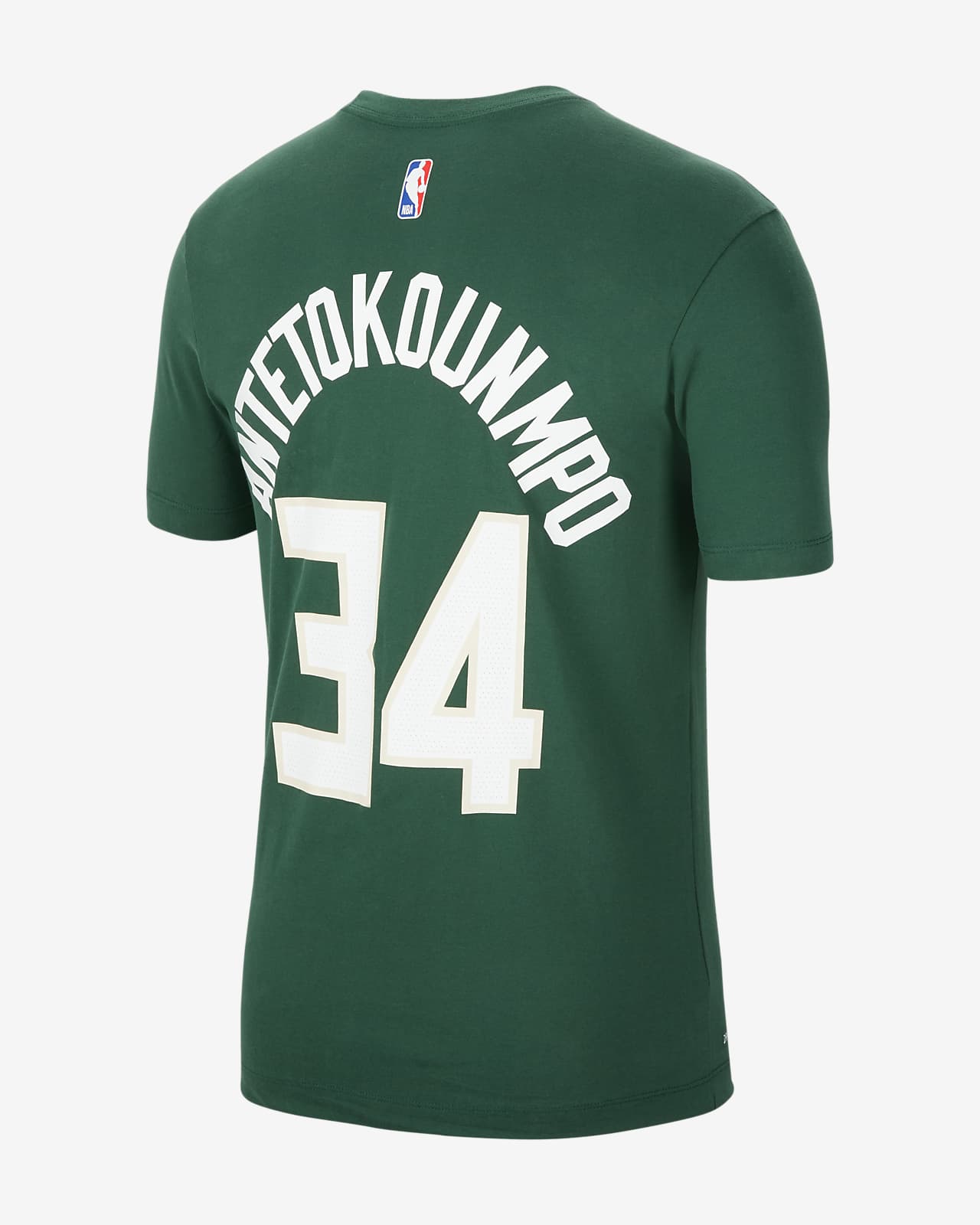 Giannis Antetokounmpo Milwaukee Bucks Nike Dri-FIT Men's NBA T-Shirt.
