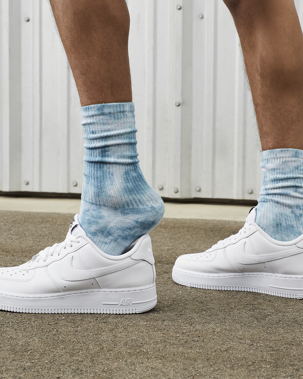 Spot the Difference in This Triple White Nike Air Force 1