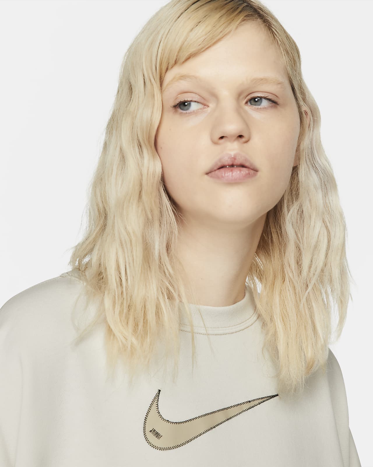 women's nike sportswear cropped crew sweatshirt