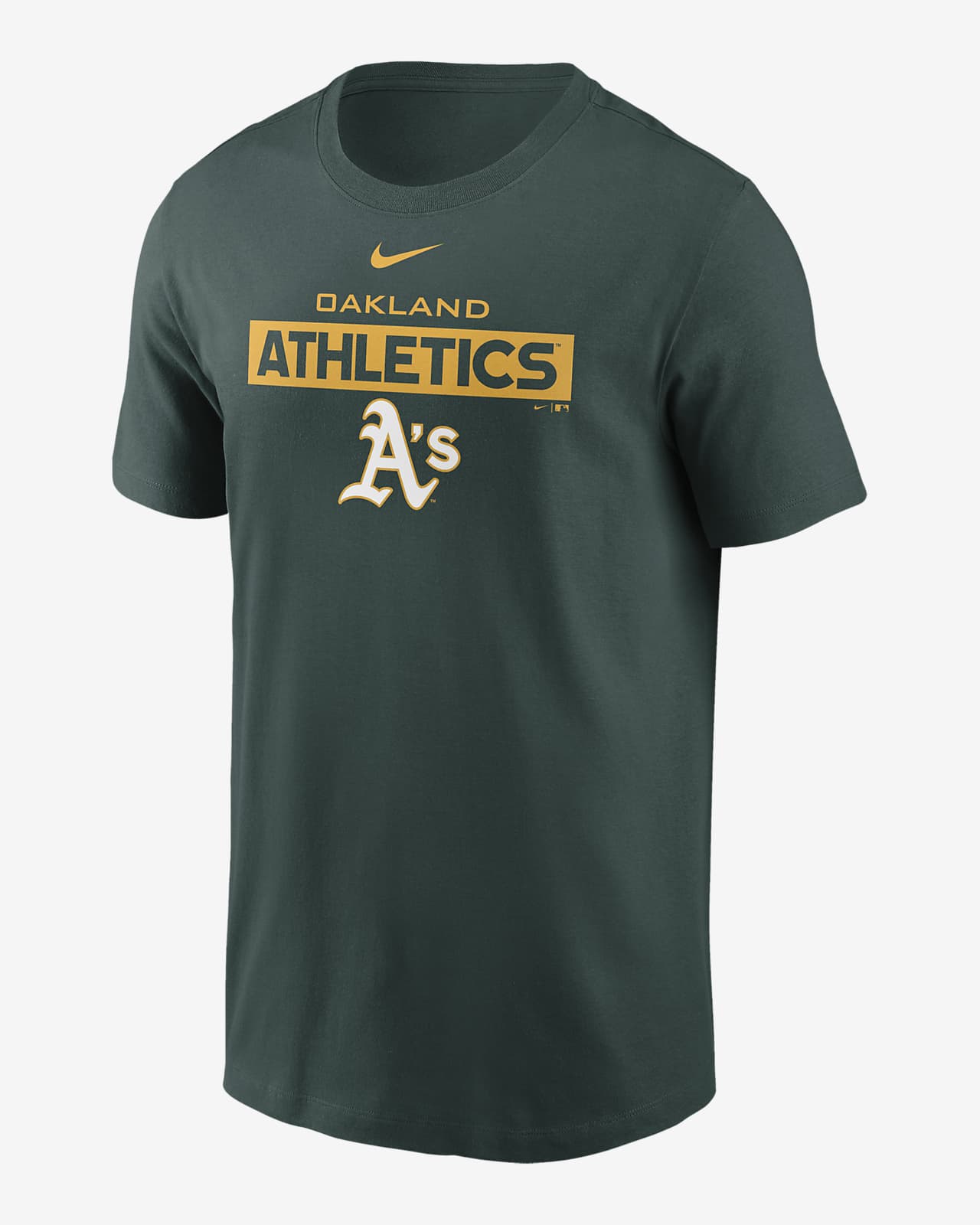 Nike Team Issue (MLB Oakland Athletics) Men's T-Shirt. Nike.com