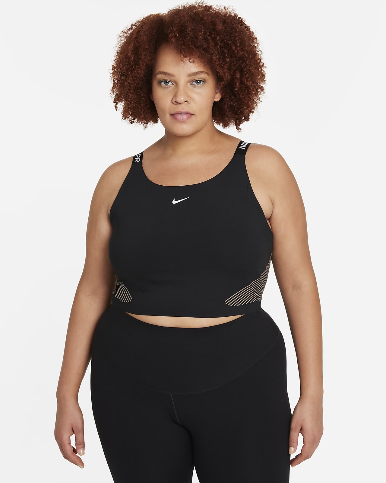 Nike Pro Dri-FIT Women’s Crop Shelf-Bra Tank (Plus Size)