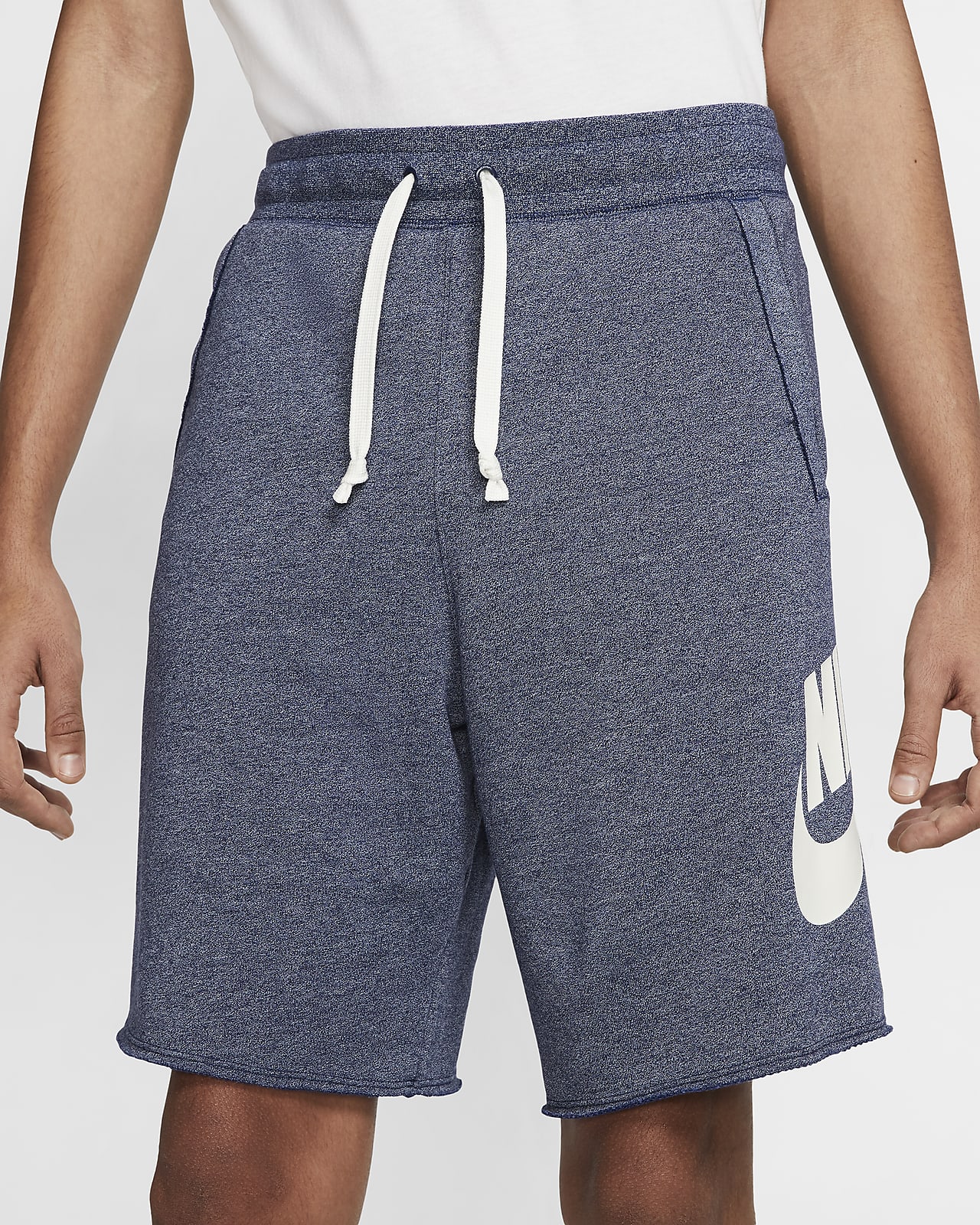 nike alumni shorts grey