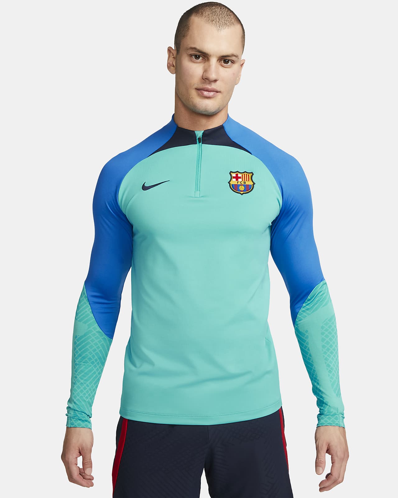 Ese mosquito Minero Camiseta de entrenamiento de fútbol Nike Dri-FIT para hombre FC Barcelona  Strike. Nike.com
