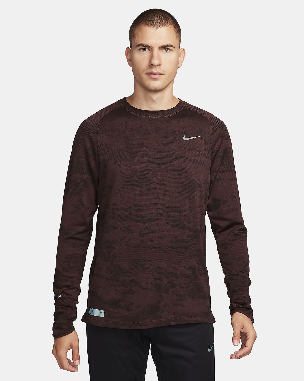 NIKE RUNNING Run Division Camouflage-Print Therma-FIT ADV Running