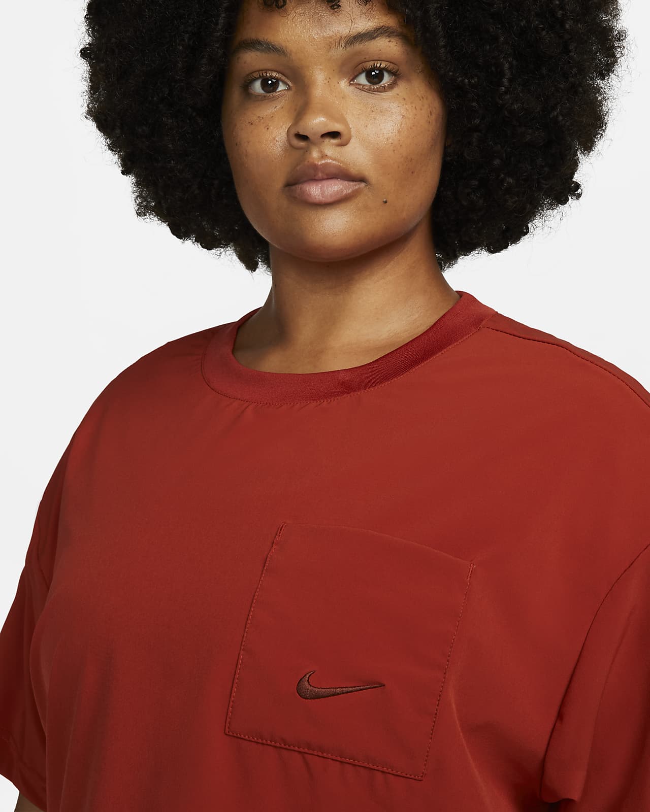 nike woven crewneck