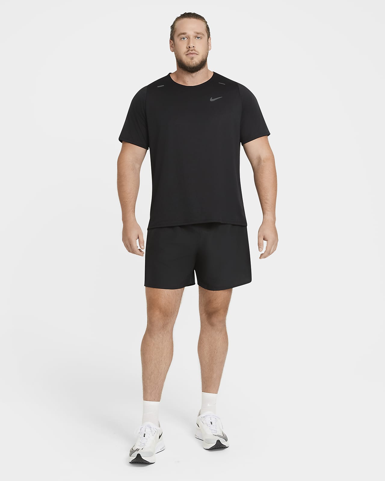 mens nike grey running shorts