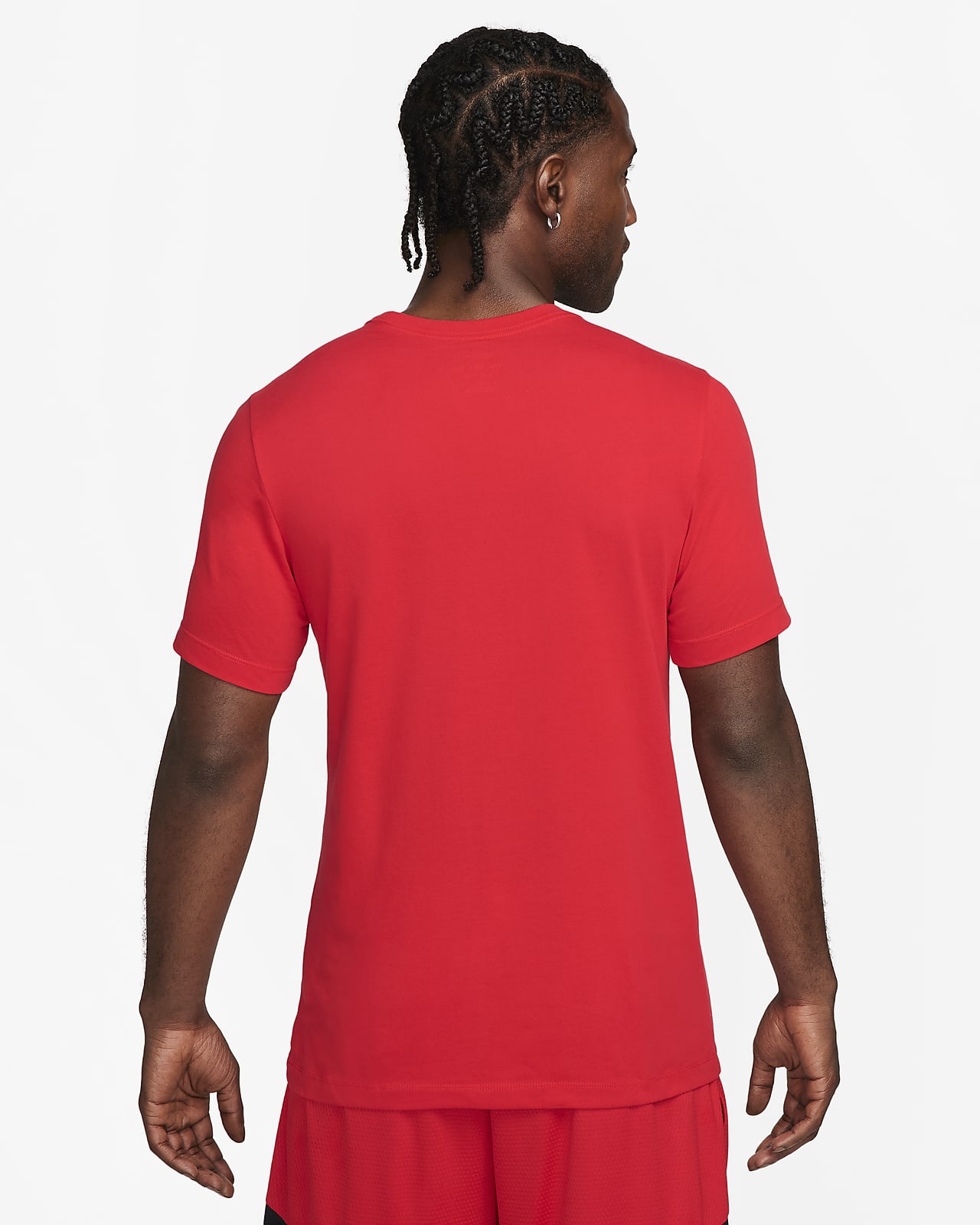 Nike Dry Elite Basketball T-Shirt Kids Grey/Red - 822455-063
