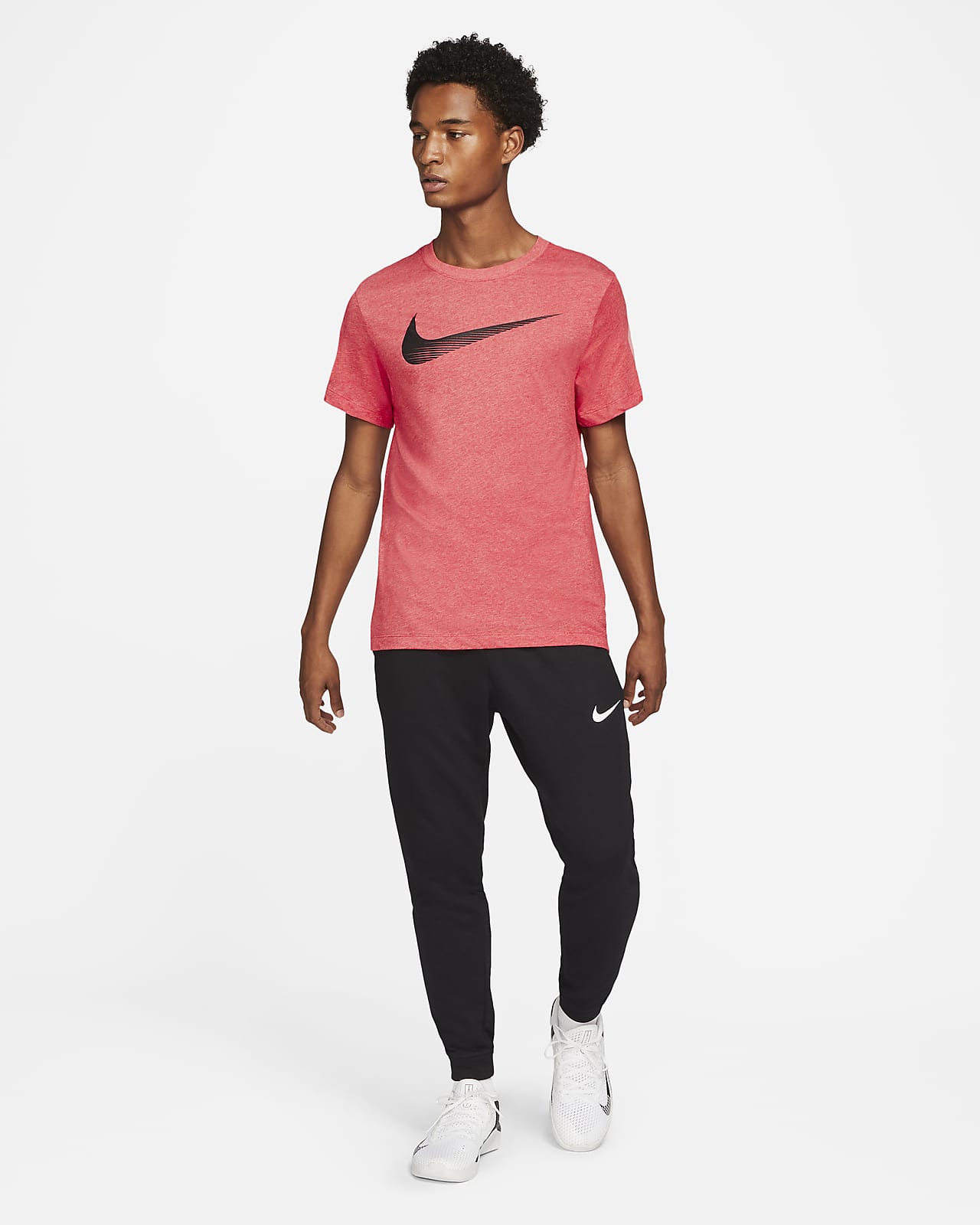 nike swoosh training t shirt