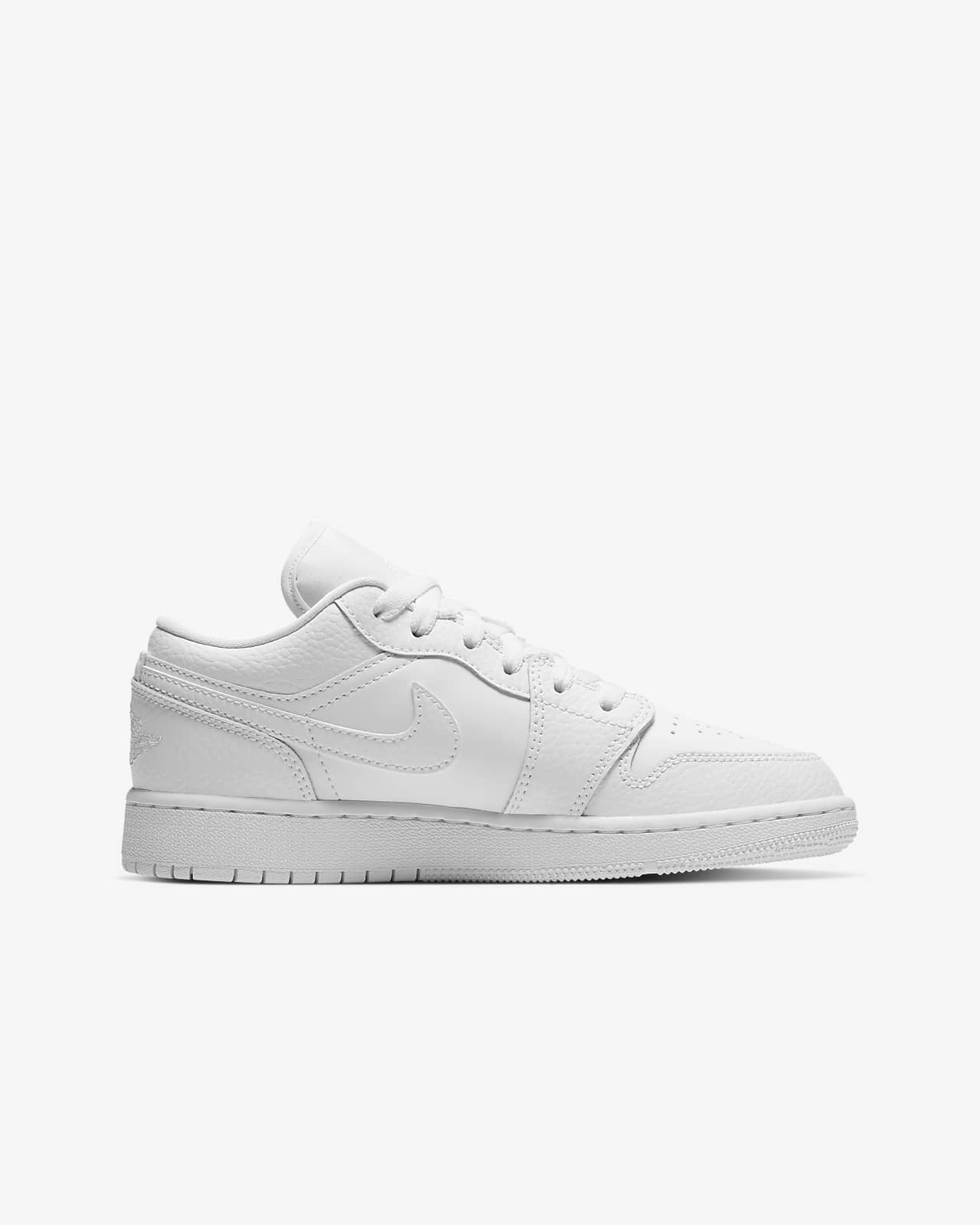air jordan 1 low white junior