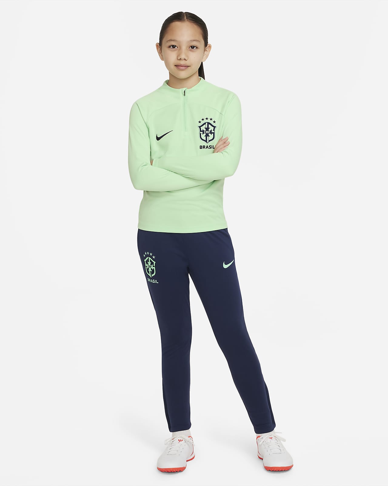 amante ponerse en cuclillas Gran cantidad de Brasil Academy Pro Camiseta de fútbol de entrenamiento de tejido Knit Nike  Dri-FIT - Niño/a. Nike ES