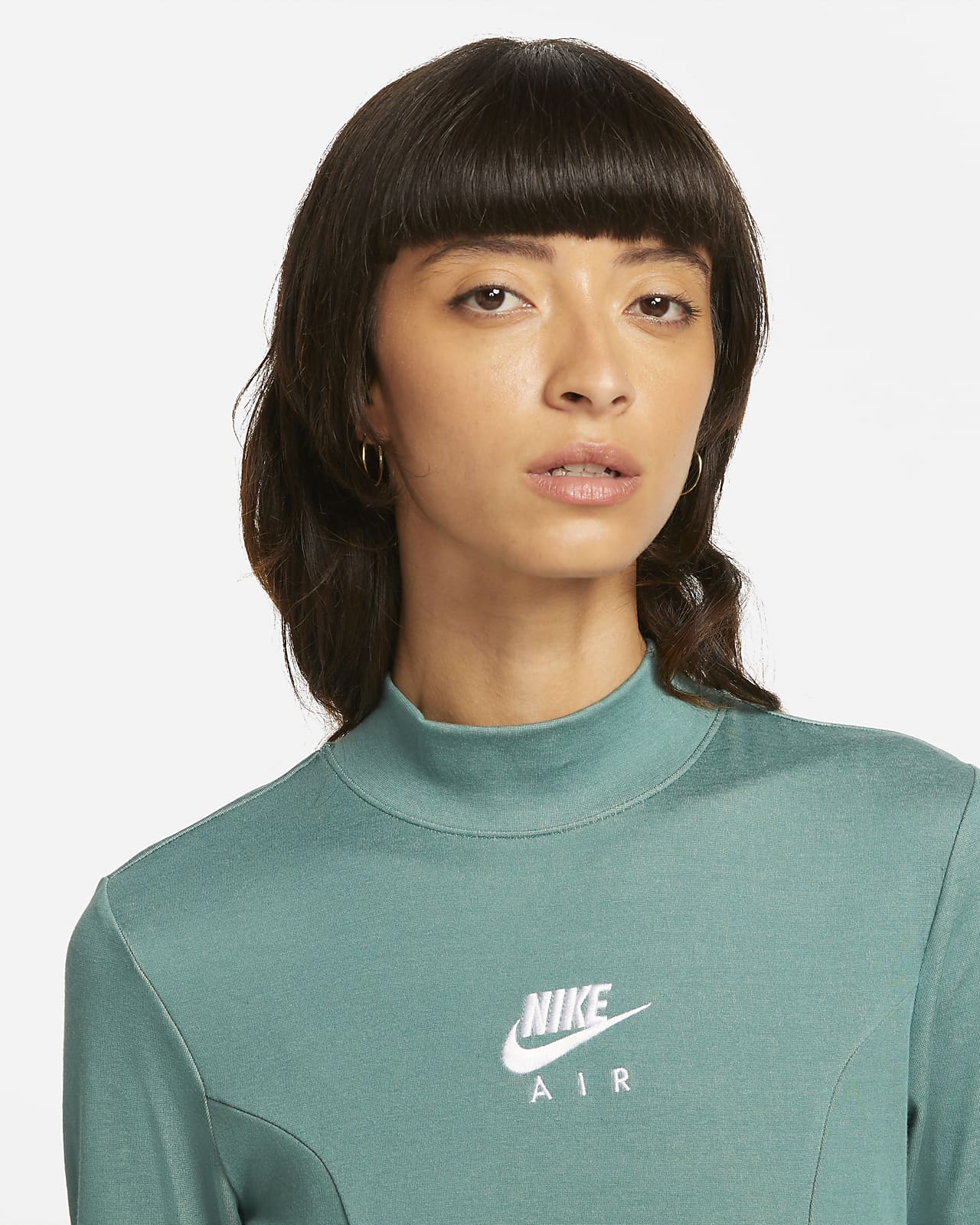 vestido nike air manga longa