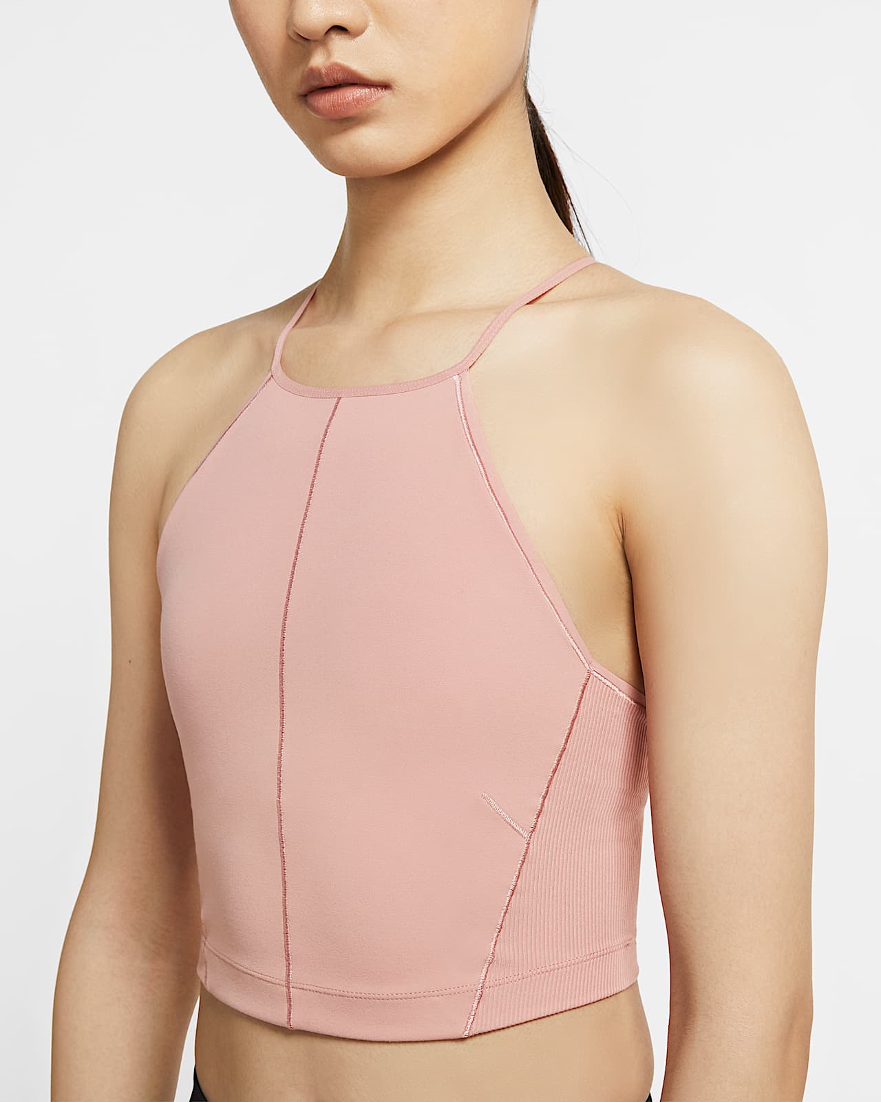 nike women's cropped tank top