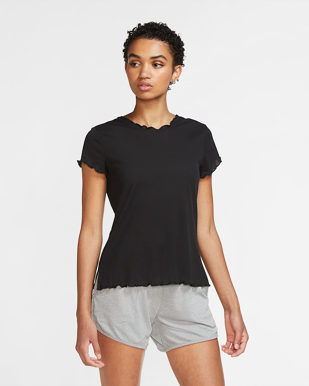 Nike Yoga Women's ShortSleeve Top. Nike LU