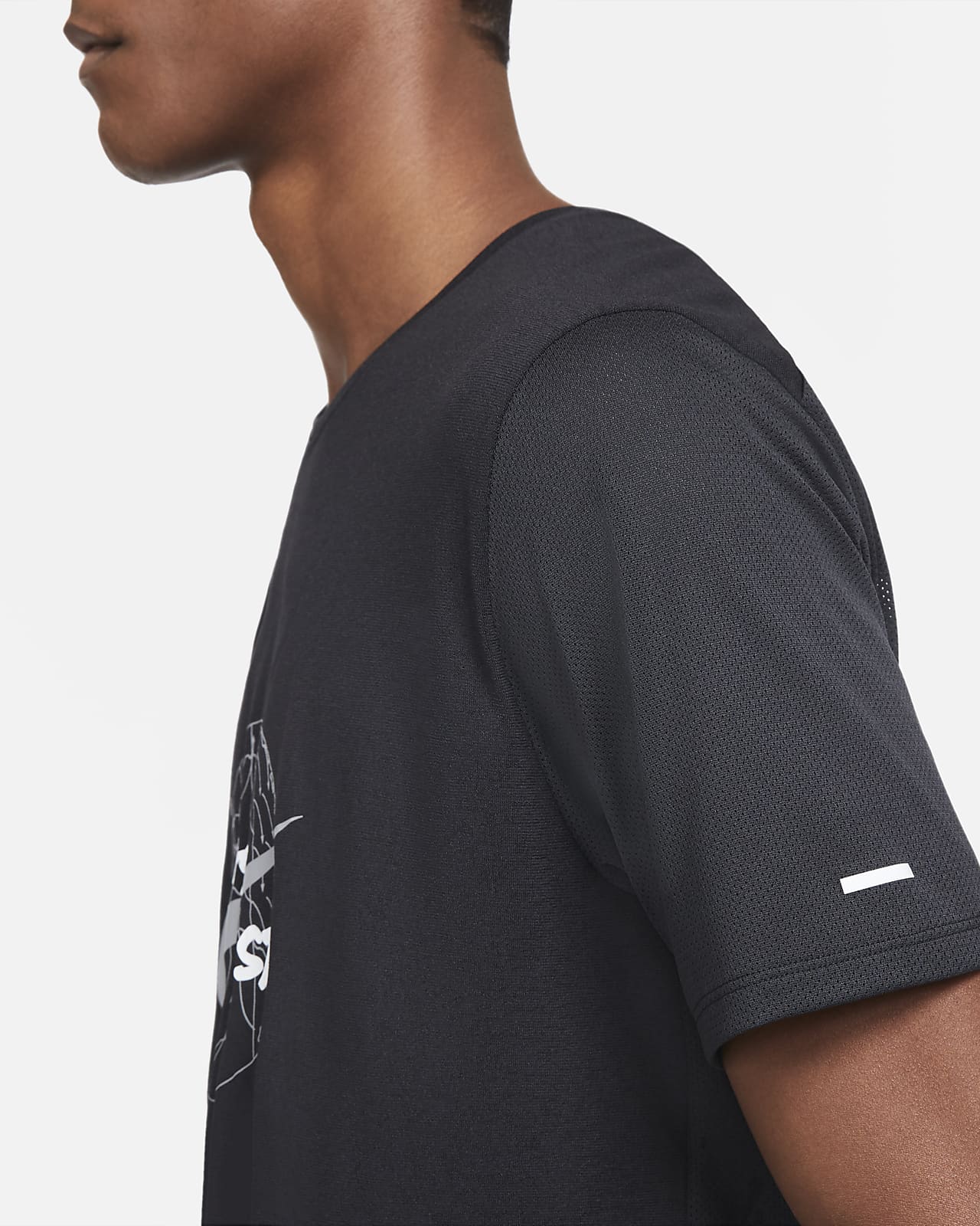 nike men's short sleeve running top