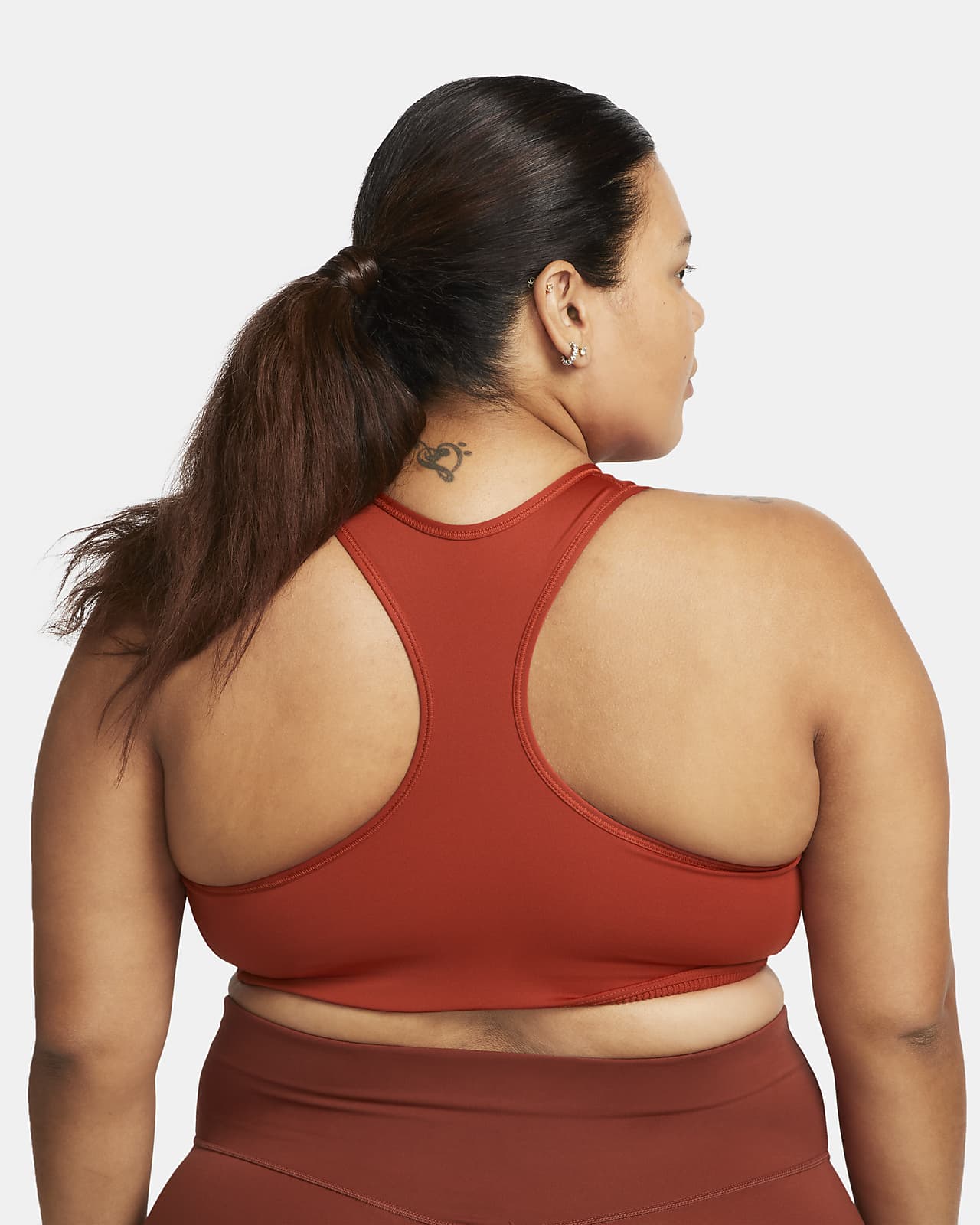 Nike Swoosh Women's MediumSupport NonPadded Sports Bra (Plus size). Nike ZA