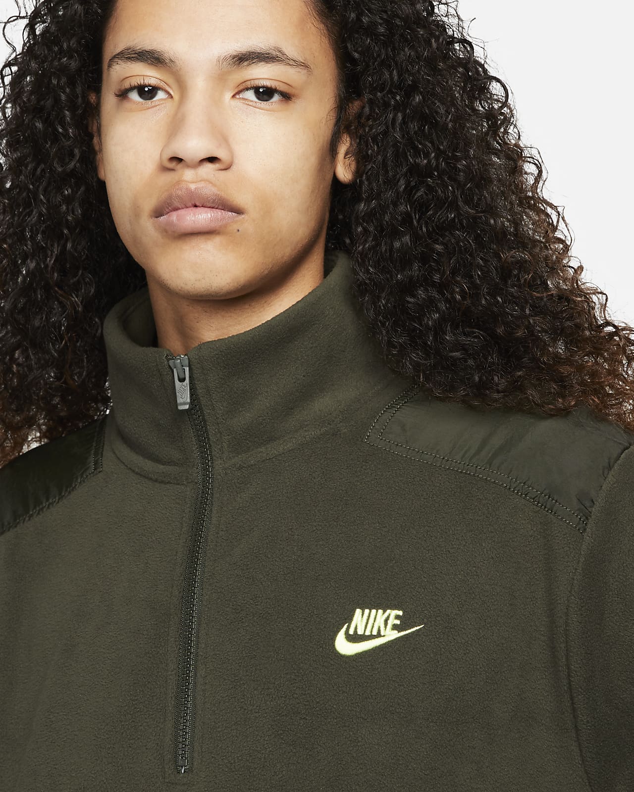 Nike Sportswear Style Essentials+ Men's Fleece 1/2-Zip Top. Nike BG