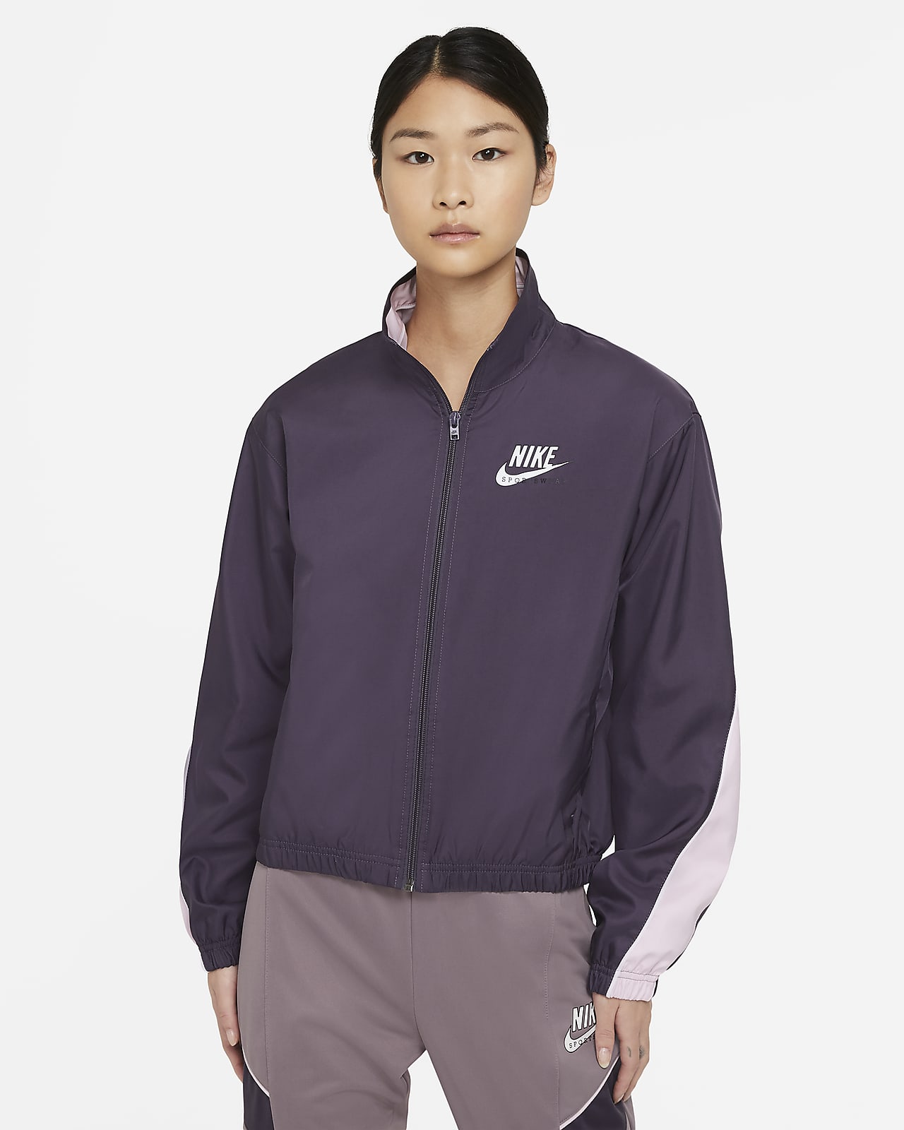 Nike sportswear heritage women's woven jacket clearance