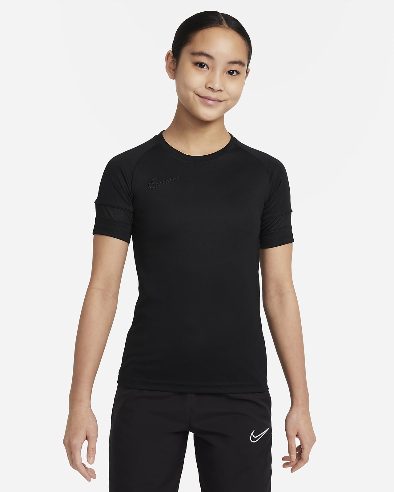 Κοντομάνικη ποδοσφαιρική μπλούζα Nike Dri-FIT Academy για μεγάλα παιδιά
