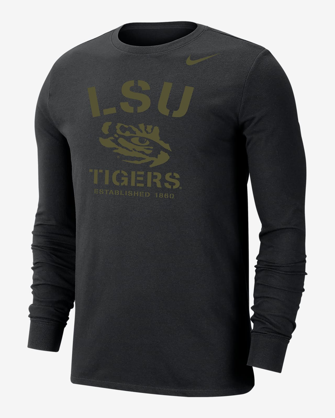 lsu nike dri fit long sleeve