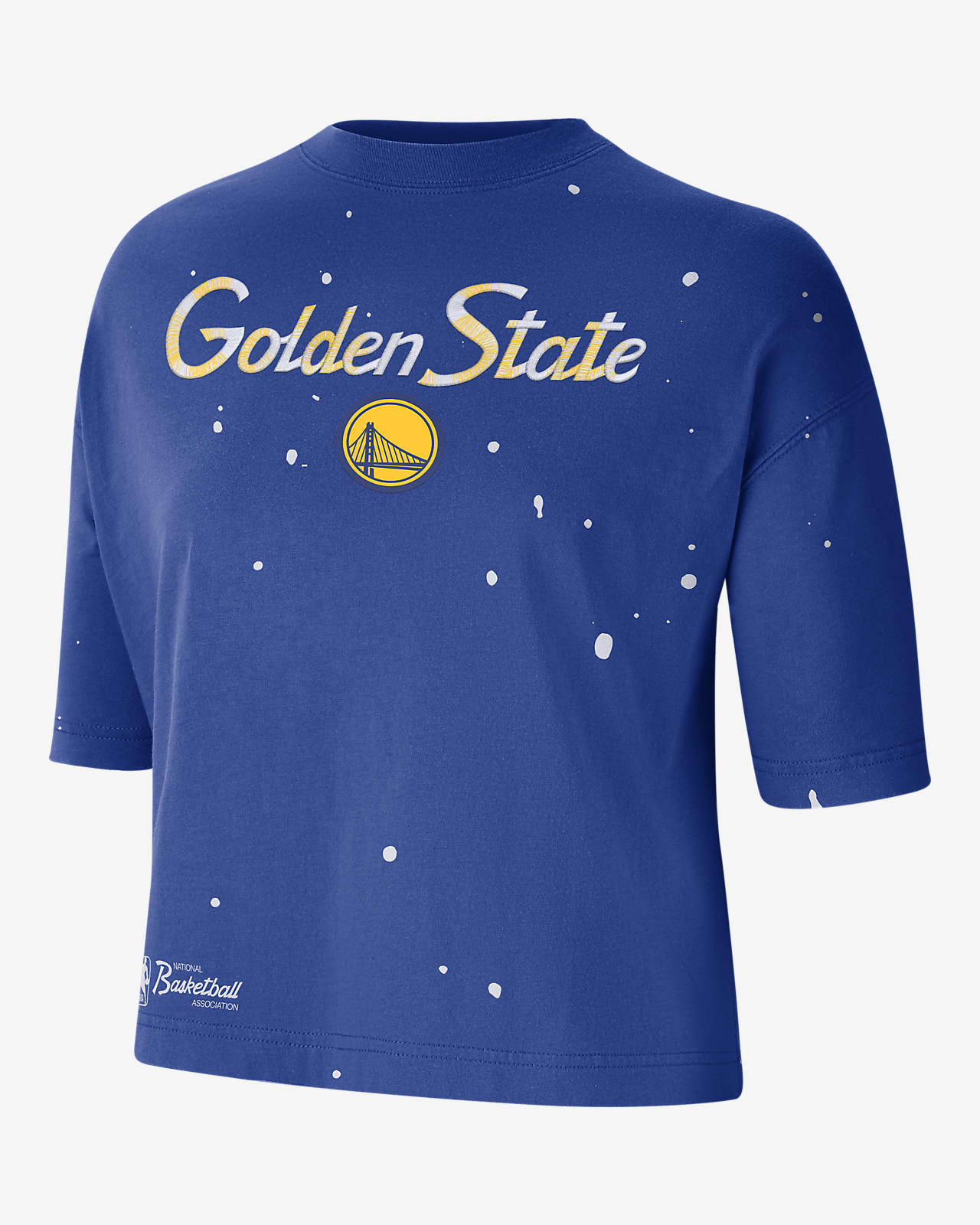 Playera Nike NBA para mujer Golden State Warriors Courtside Splatter. Nike .com
