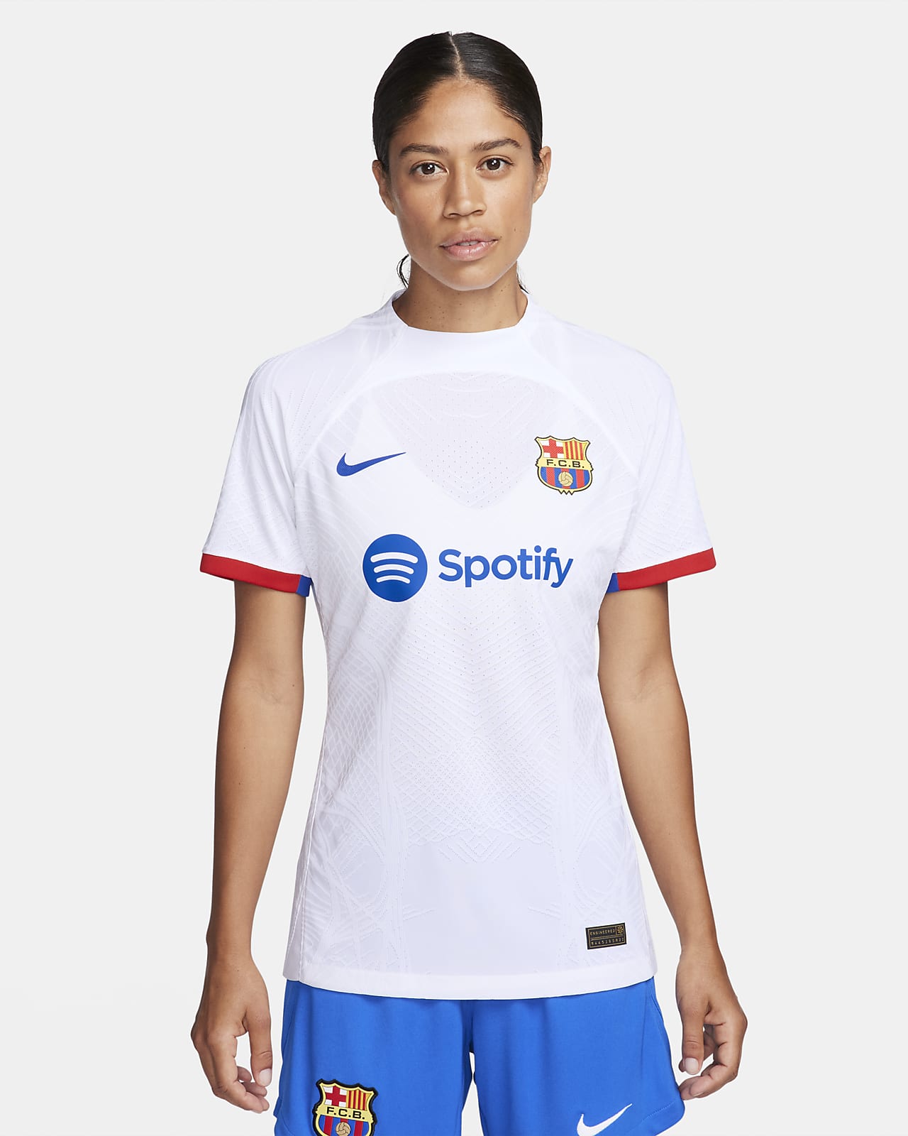 FC Barcelona 2023/24 Match Uit Nike Dri-FIT ADV voetbalshirt voor dames
