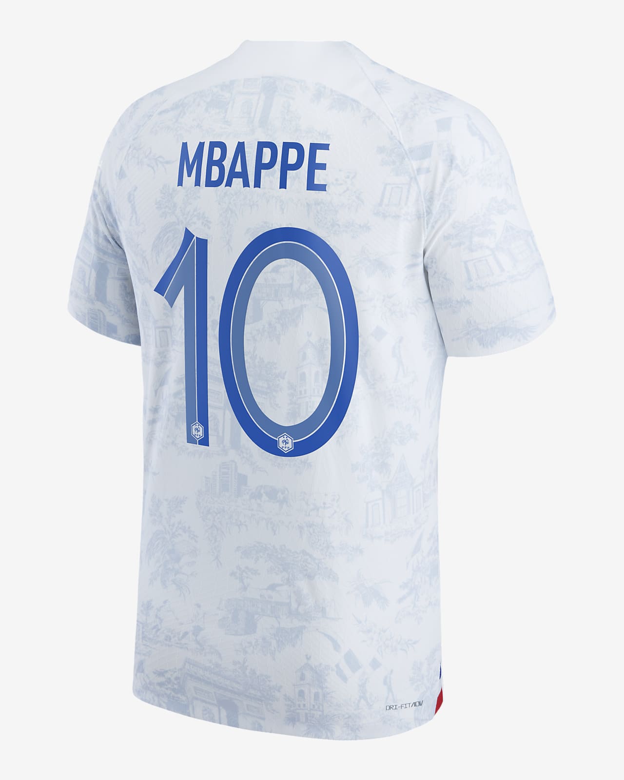 France National Team 2022/23 Vapor Match Mbappe) Men's Nike Dri-FIT ADV Jersey.