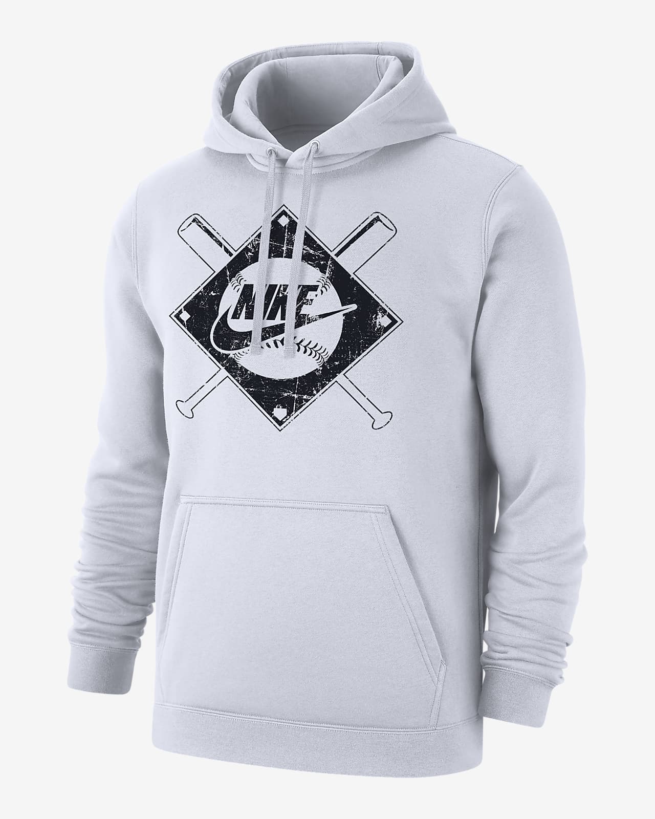 Nike Sportswear Club Fleece Men's Vintage Baseball Hoodie.