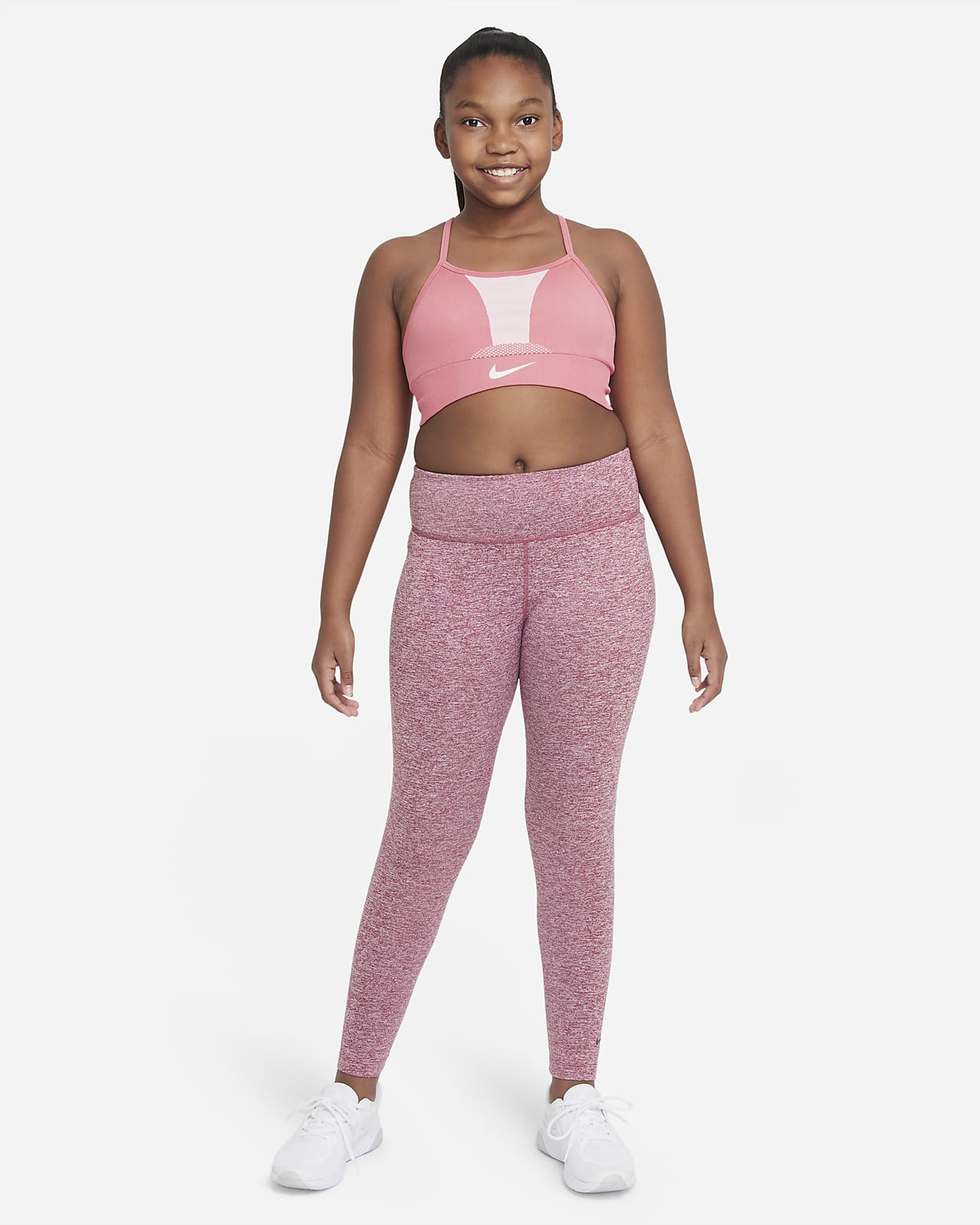 Nike Dri-FIT One Luxe Big Kids' (Girls') High-Rise Leggings (Extended  Size).