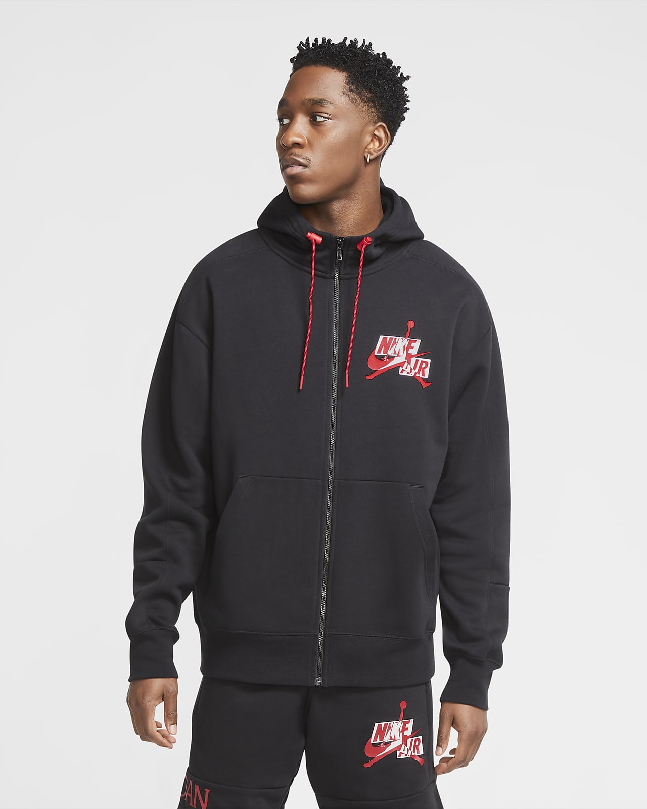 Full-Zip Fleece Hoodie. Nike LU