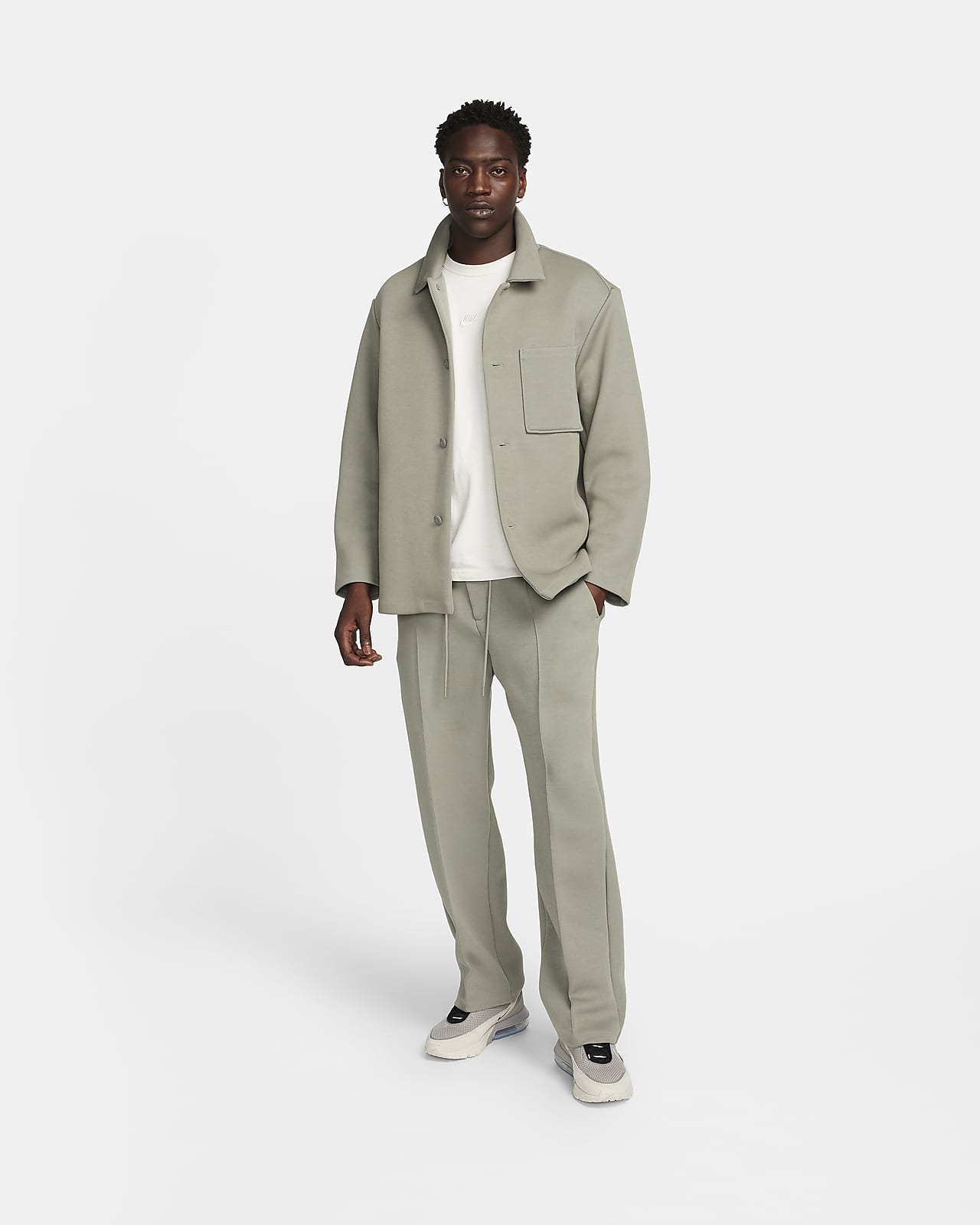 Nike Sportswear Tech Fleece Reimagined Men's Oversized Shacket.
