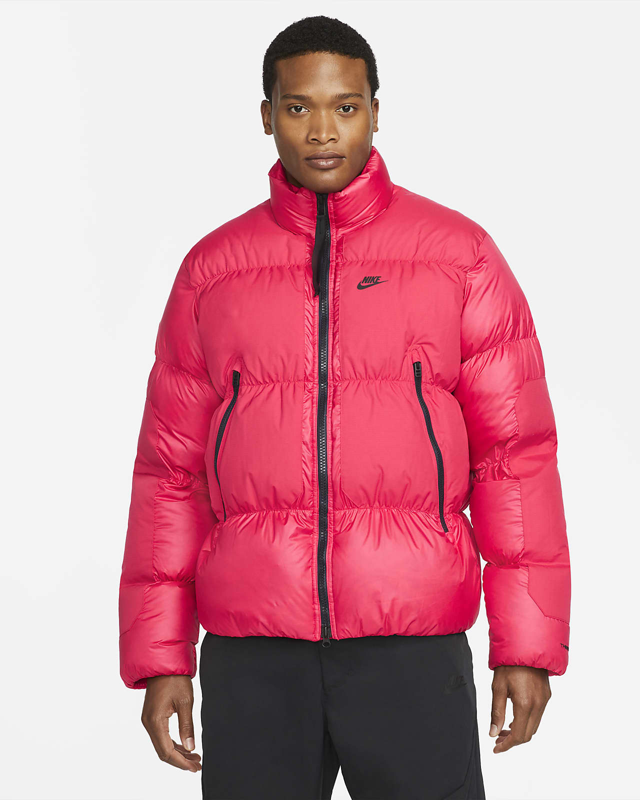 nike red puffer