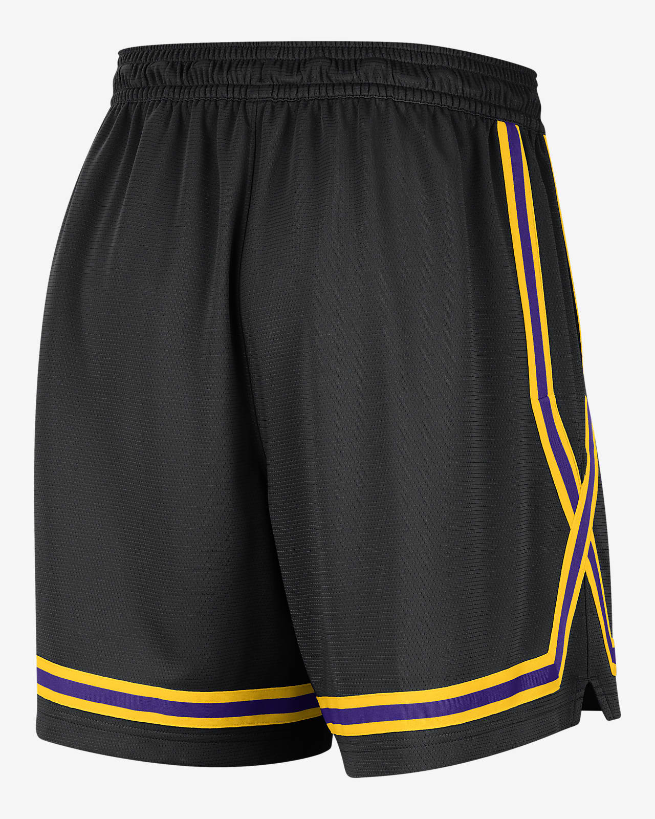 Yellow Nike NBA Los Angeles Lakers Swingman Shorts