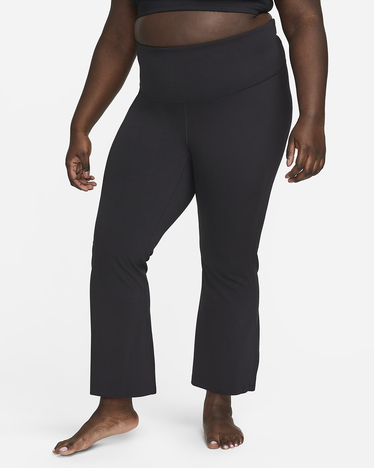 Pants acampanados para mujer (talla grande) Nike Yoga Dri-FIT Luxe