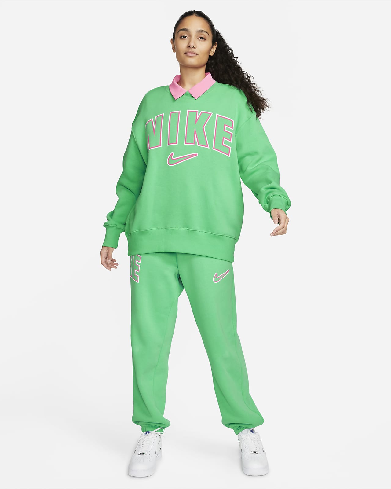 Nike Sportswear Phoenix Fleece Women's Oversized Crew-neck Sweatshirt ...