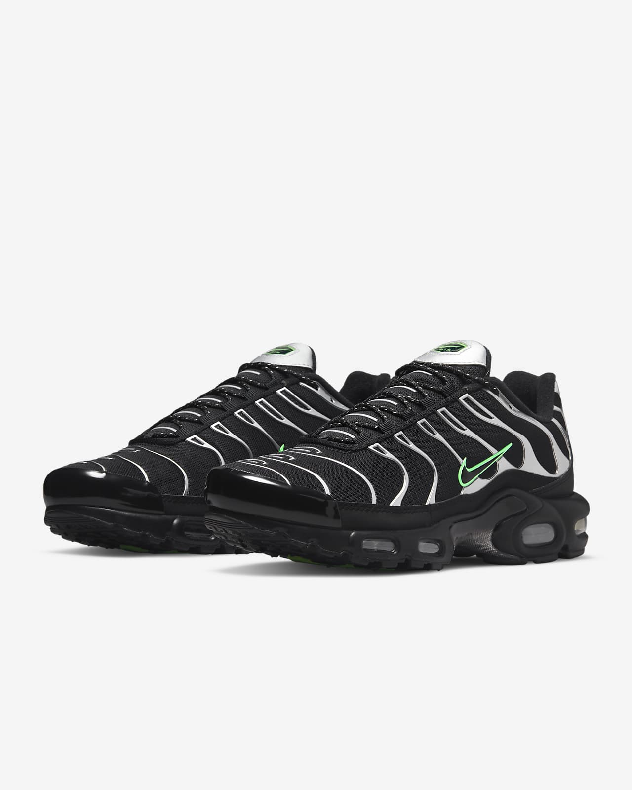 light green air max plus