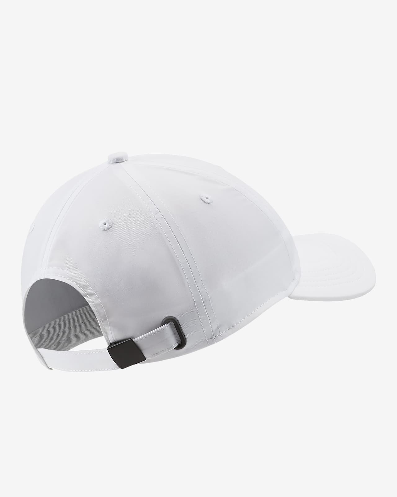 white nike adjustable hat