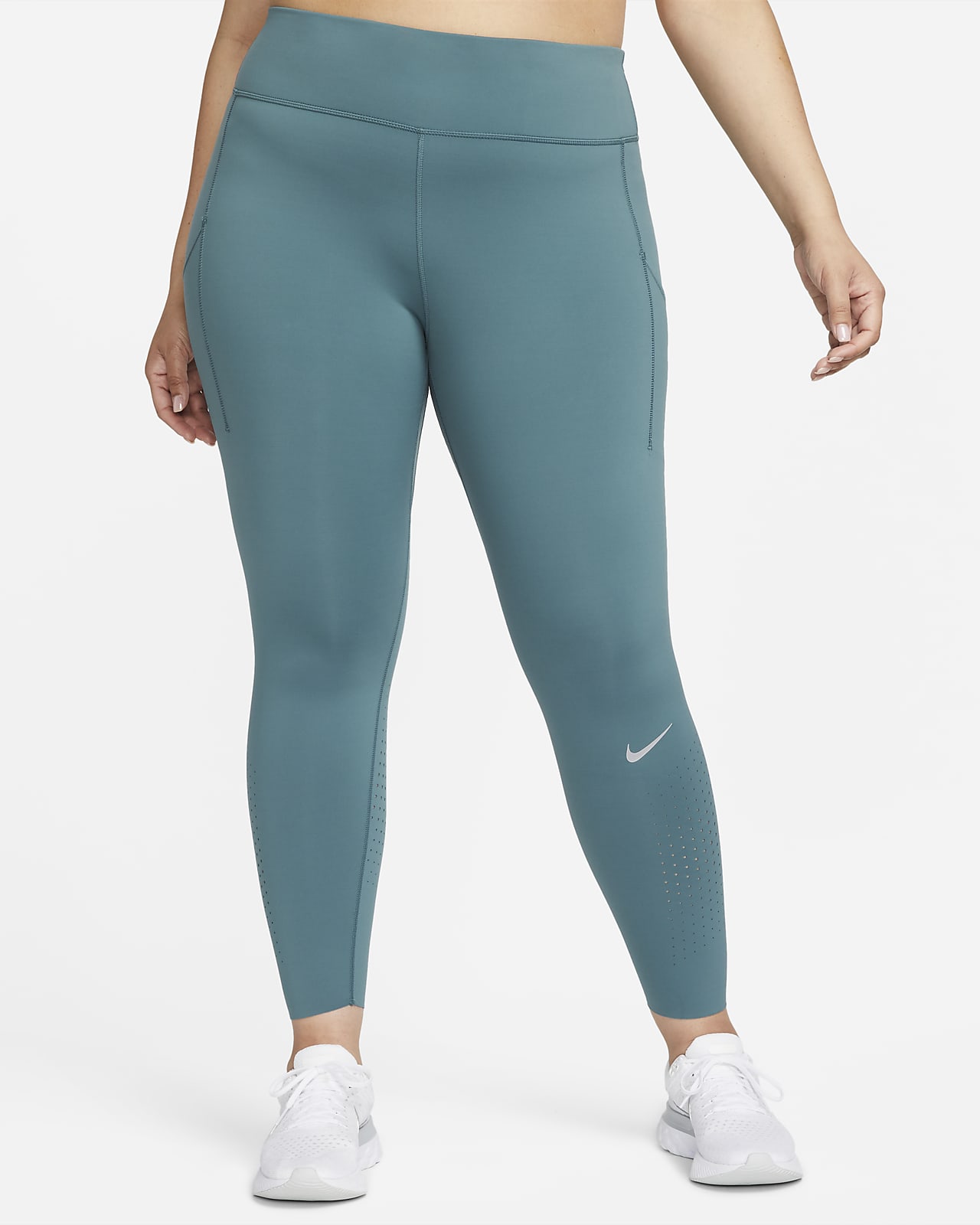 Nike Epic Luxe Women's Mid-Rise Pocket Running Leggings (Plus Size). Nike .com