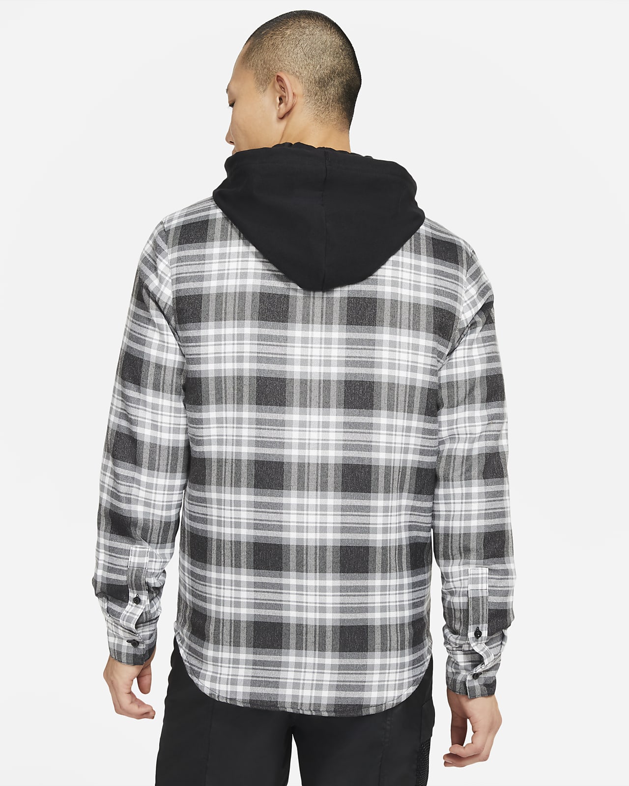 nike flannel hoodie