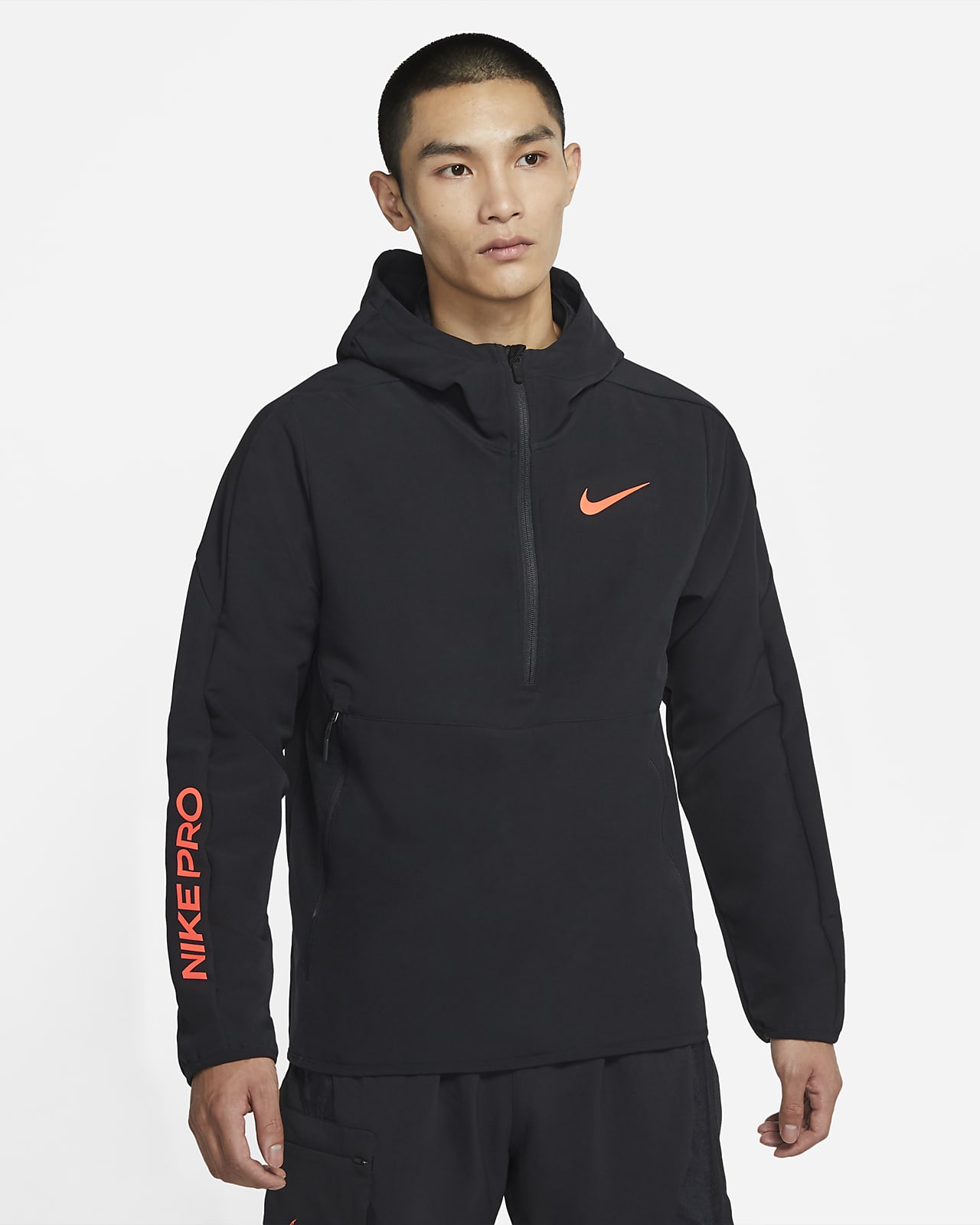 Nike Pro Men's 1/4-Zip Hoodie. Nike JP