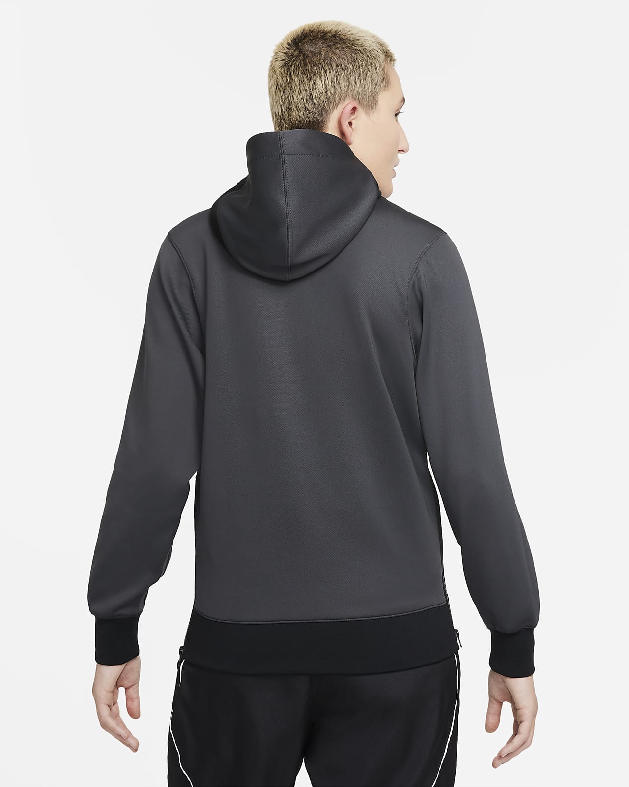 WMNS Nike Fleece Track Top - 'Anthracite/Black
