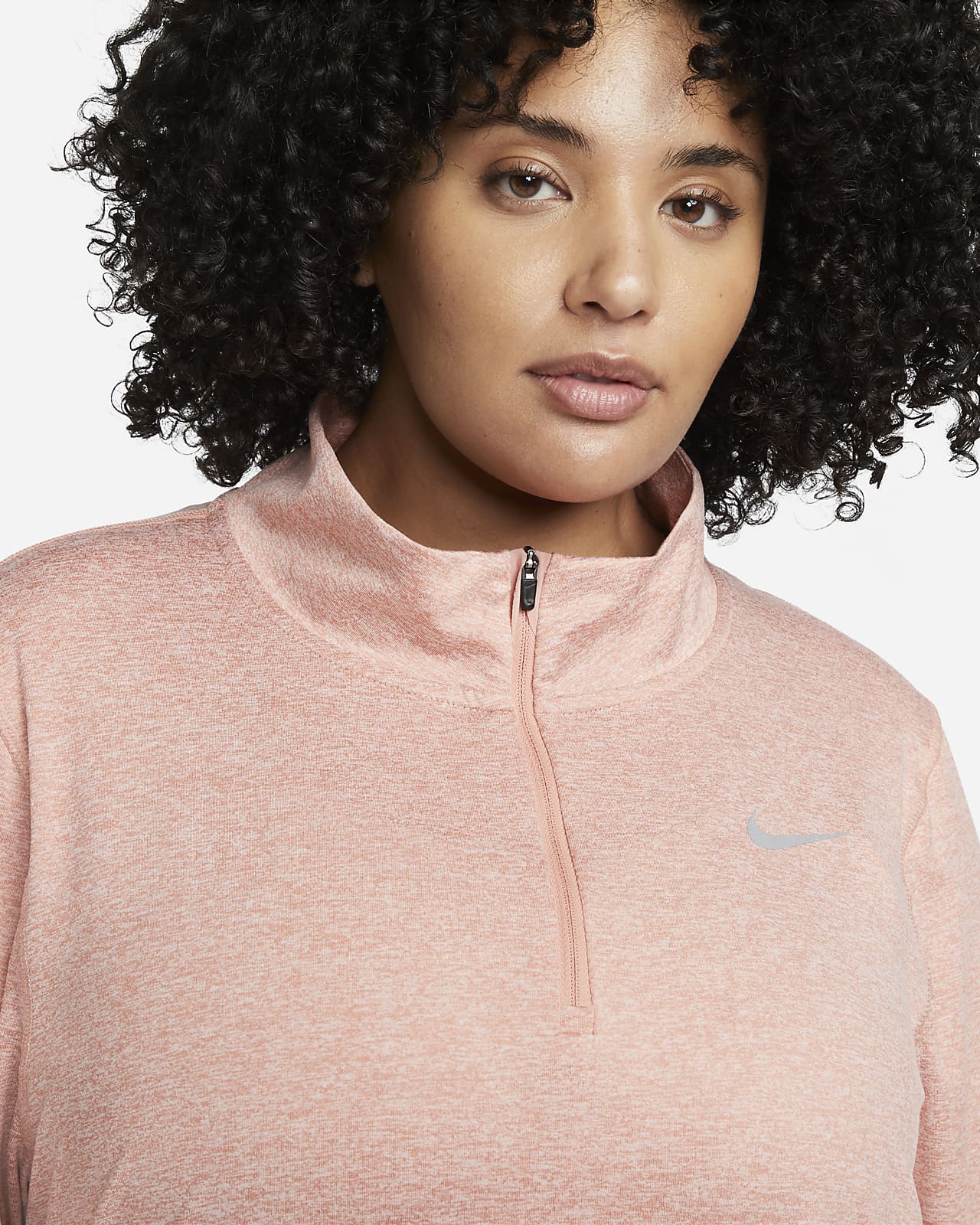 Nike Women's 12 Zip Running Top (Plus Size)