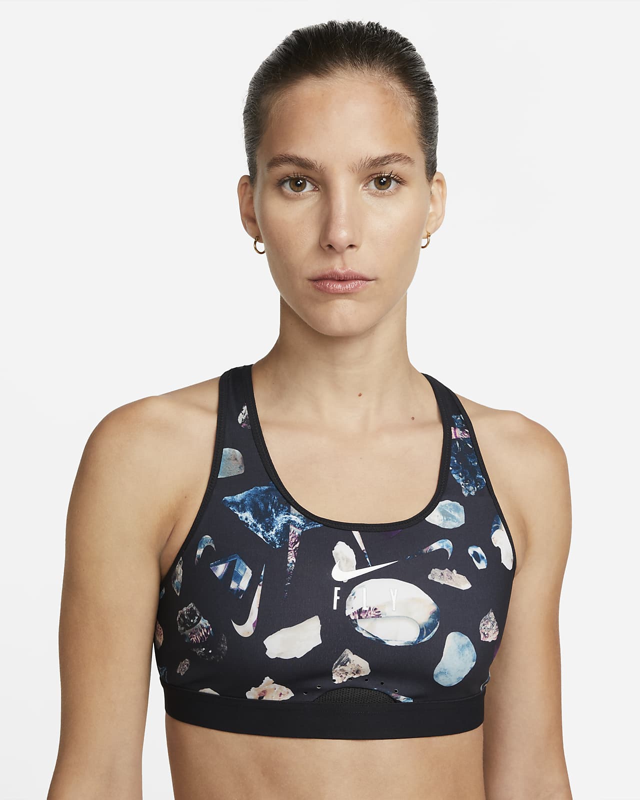 Nike DriFIT Swoosh Fly Women's HighSupport NonPadded Adjustable