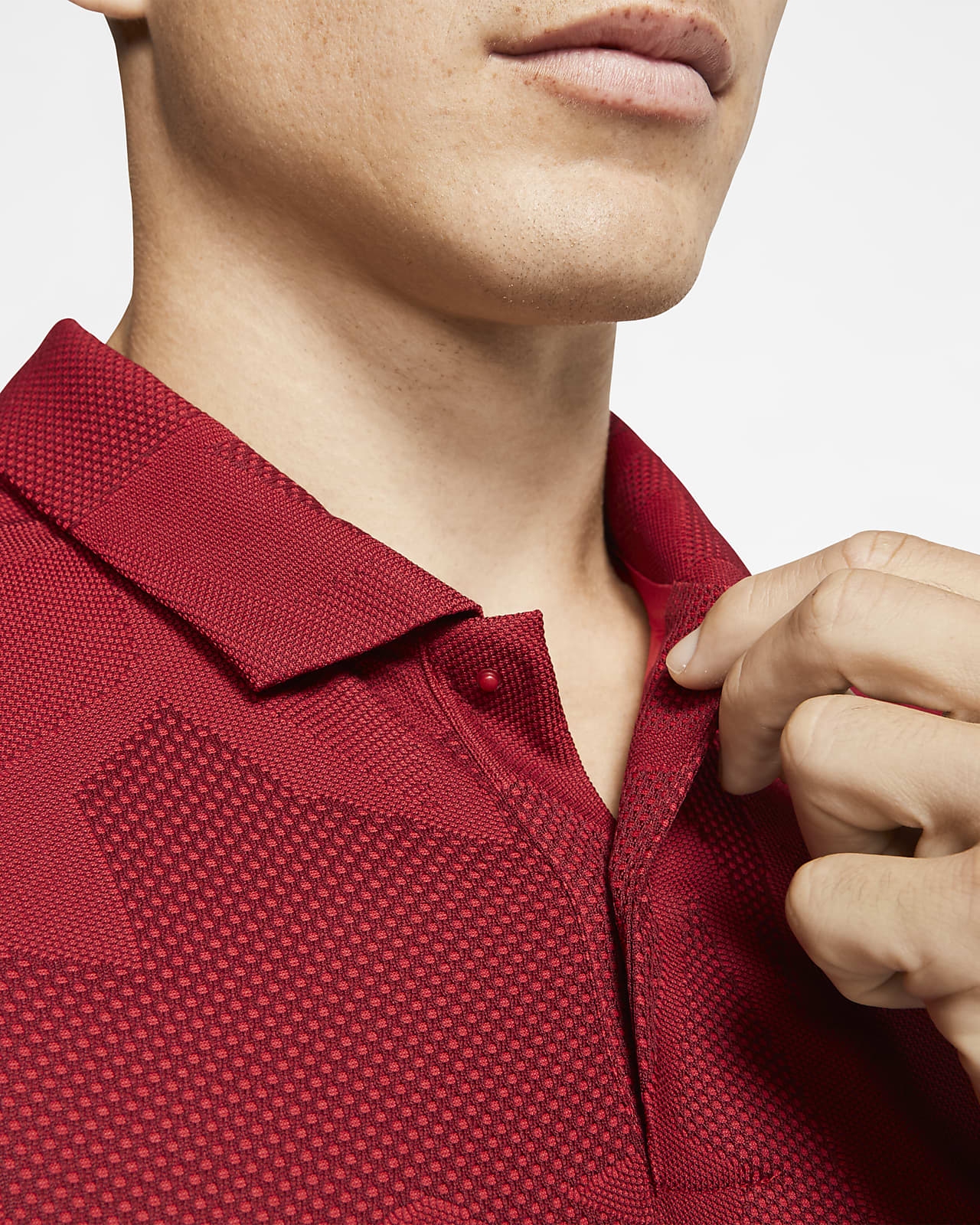 nike red camo golf shirt