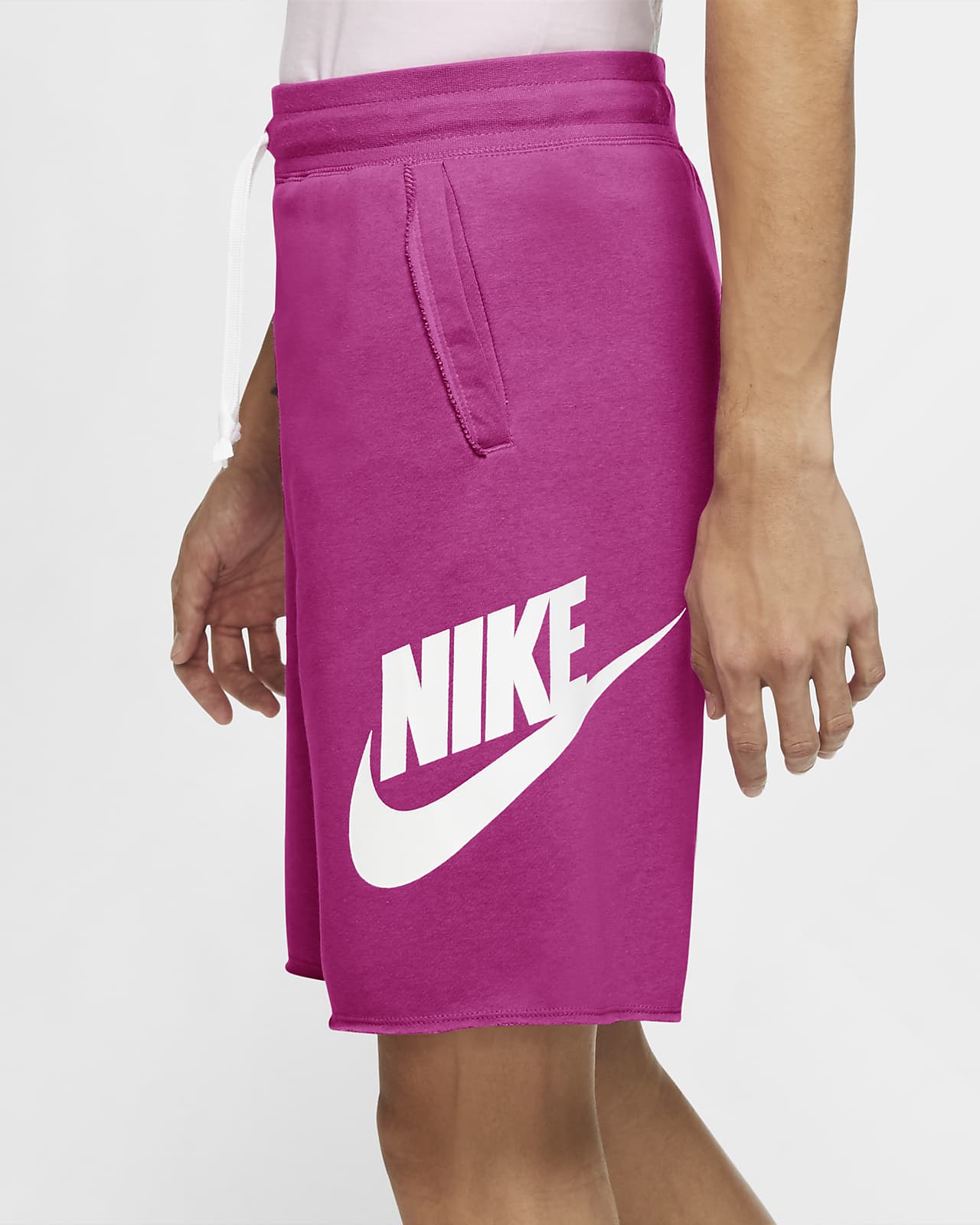 men's french terry shorts nike