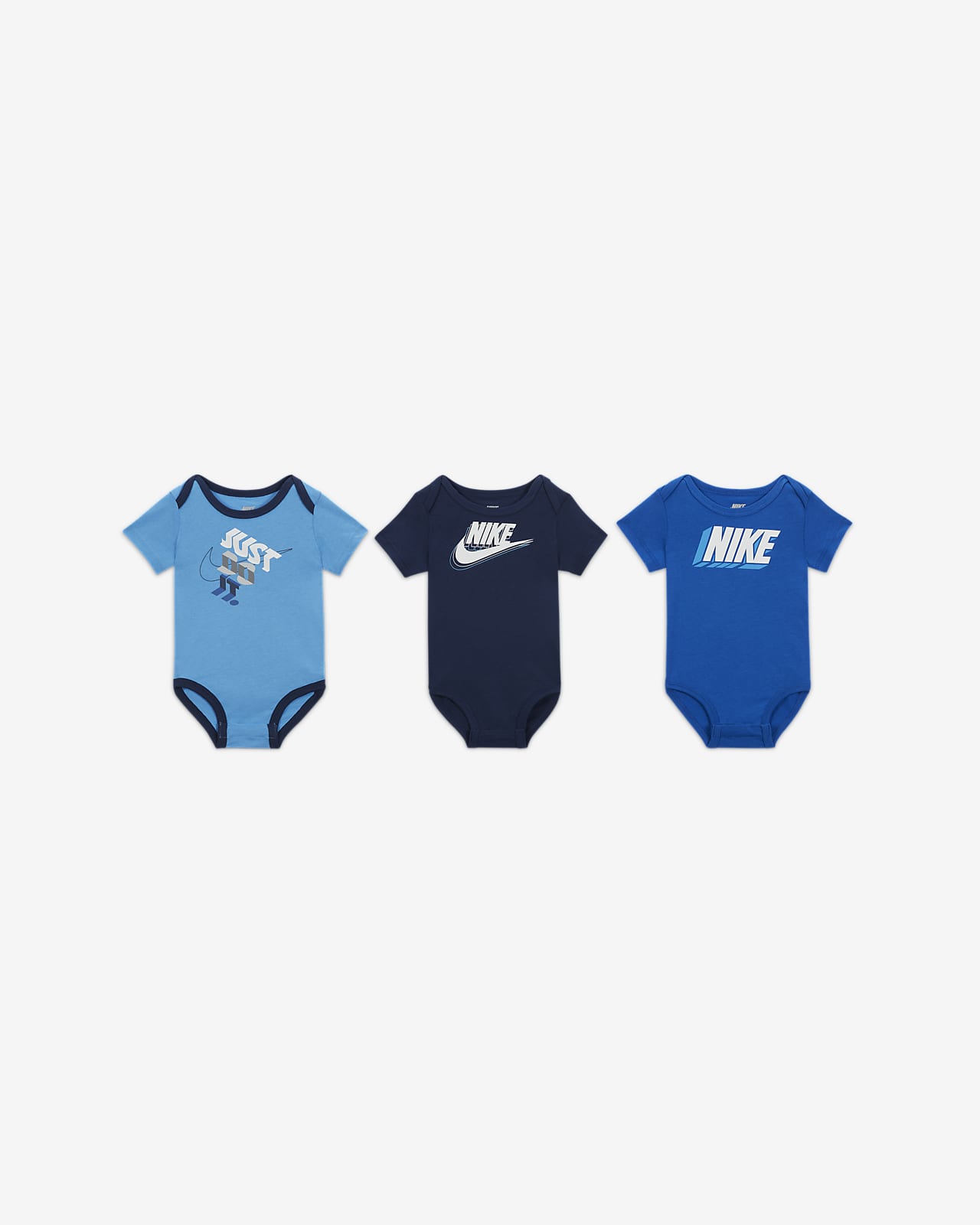 Body dla niemowląt (0–9 M) Nike (3 szt.)