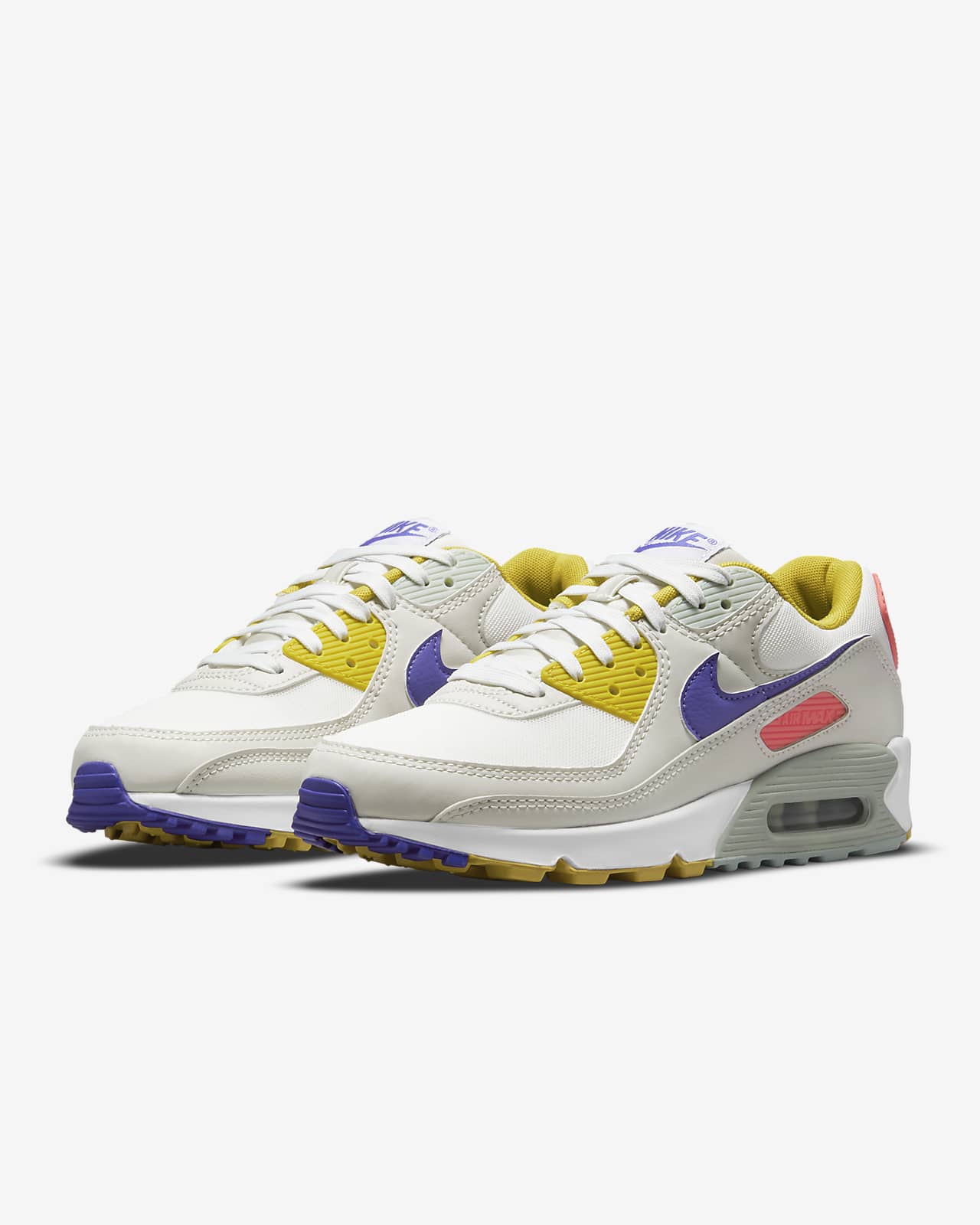 air max 90 purple white